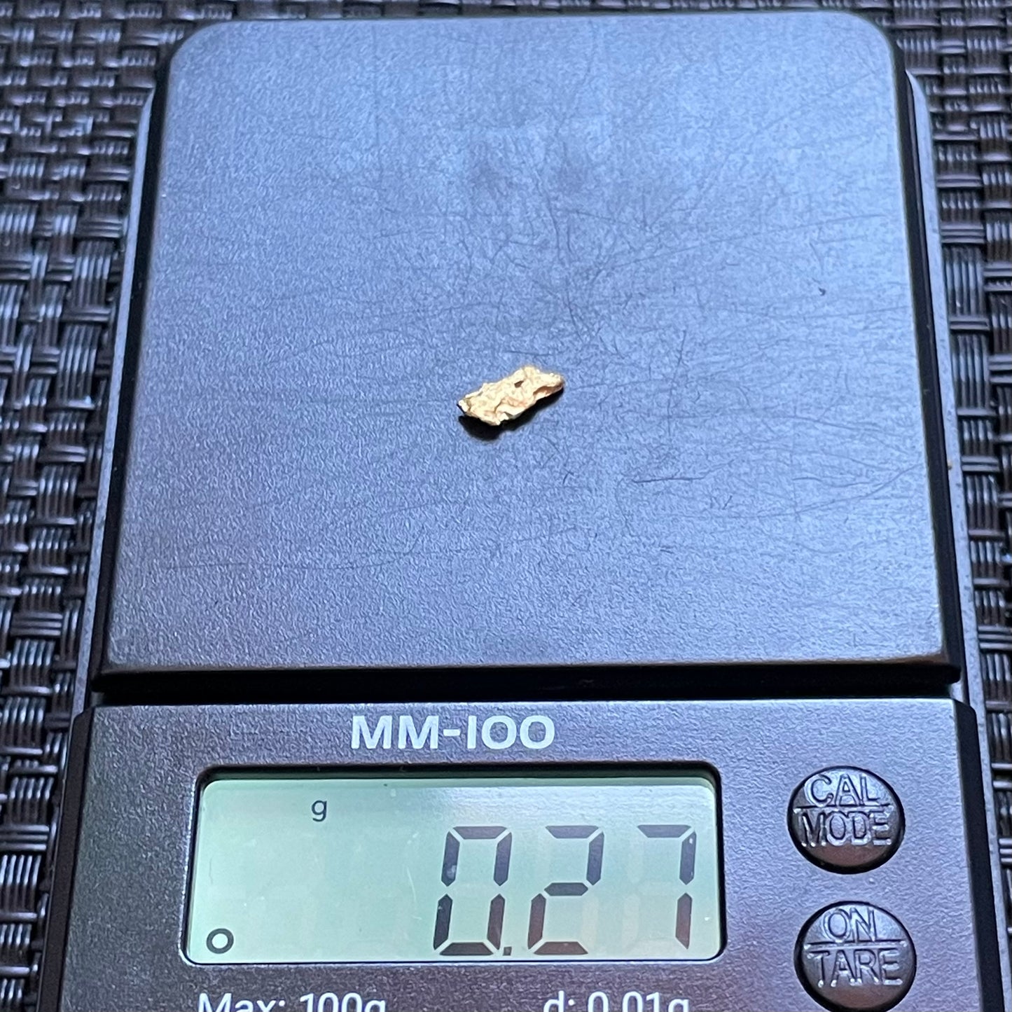 Natural 0.27 gram Hand Prospected West Australian Gold Nugget