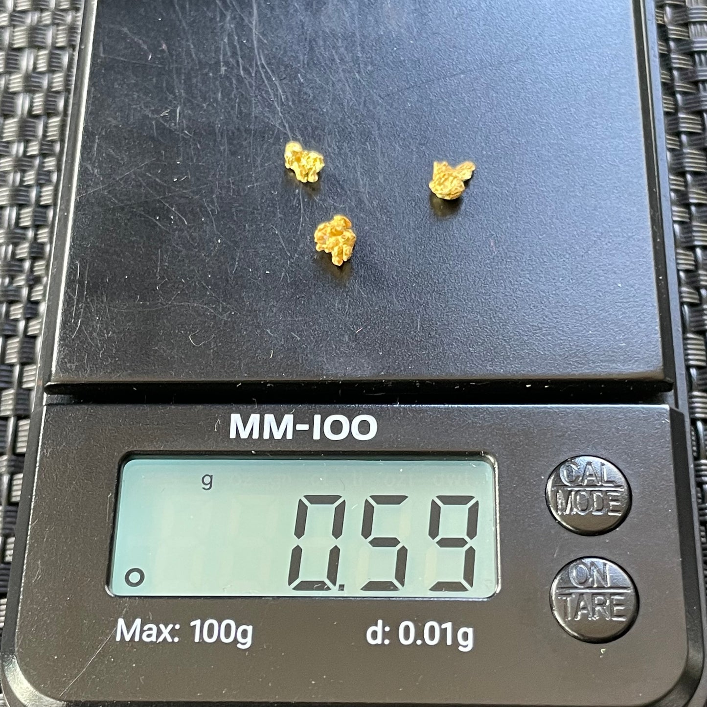 0.59 grams Natural Gold Nuggets