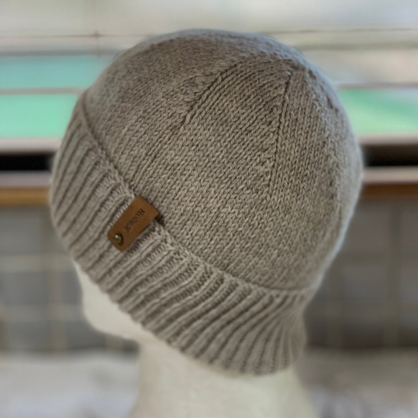 KeepSake Classic Hand Knitted Beanie - Mushroom