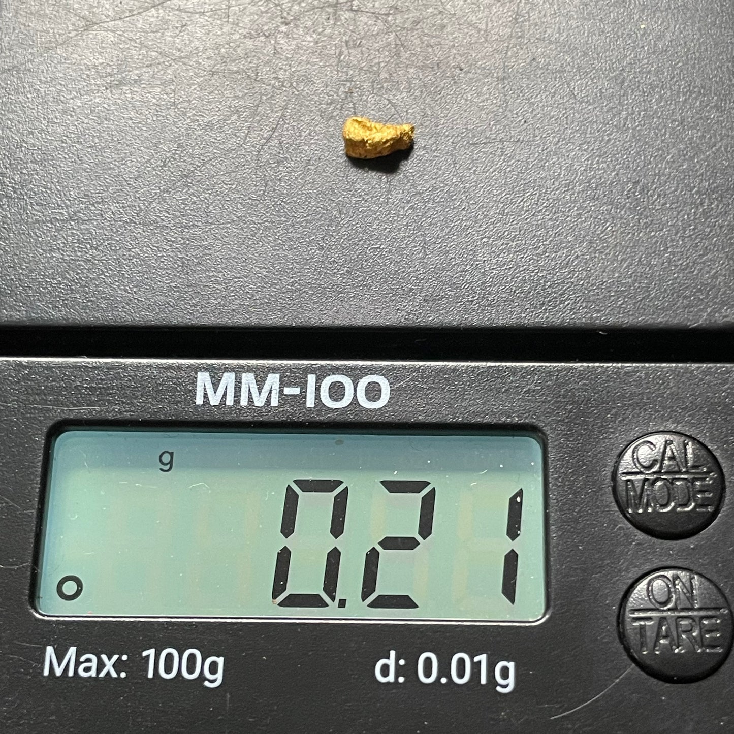 Natural Gold Nugget 0.21 grams