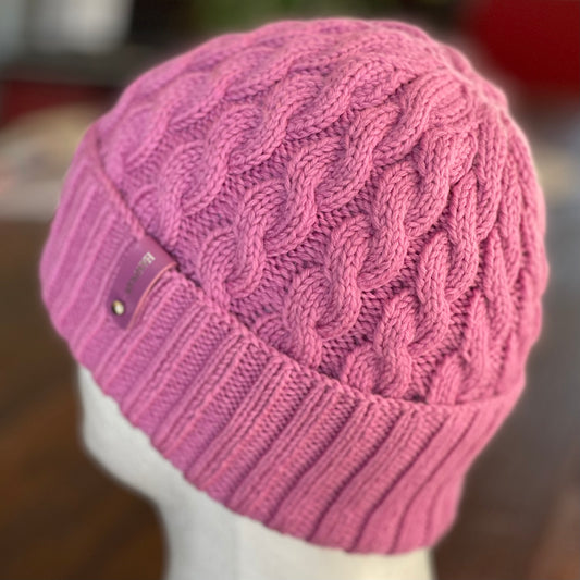 Dreamtime Classic Cable Australian Merino Hand knitted Beanie