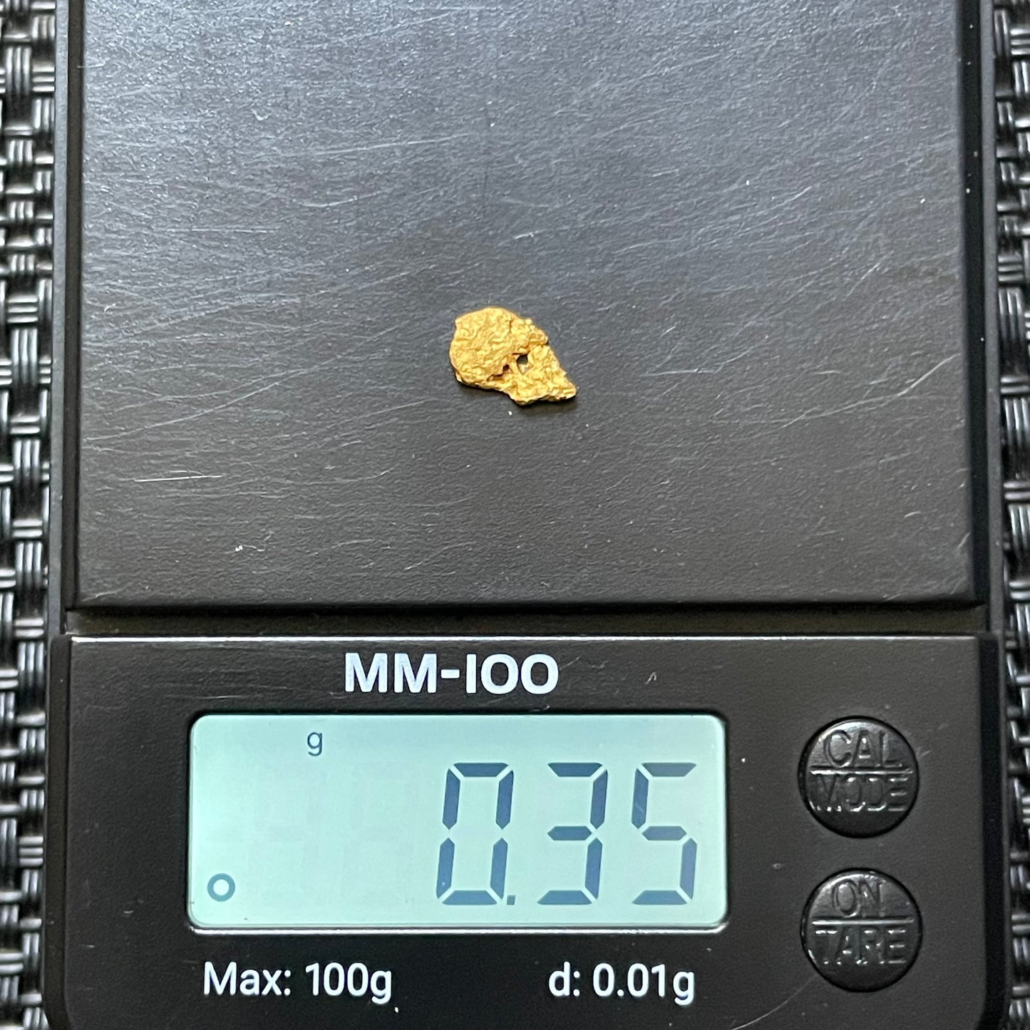 Natural Gold Nugget 0.35 grams