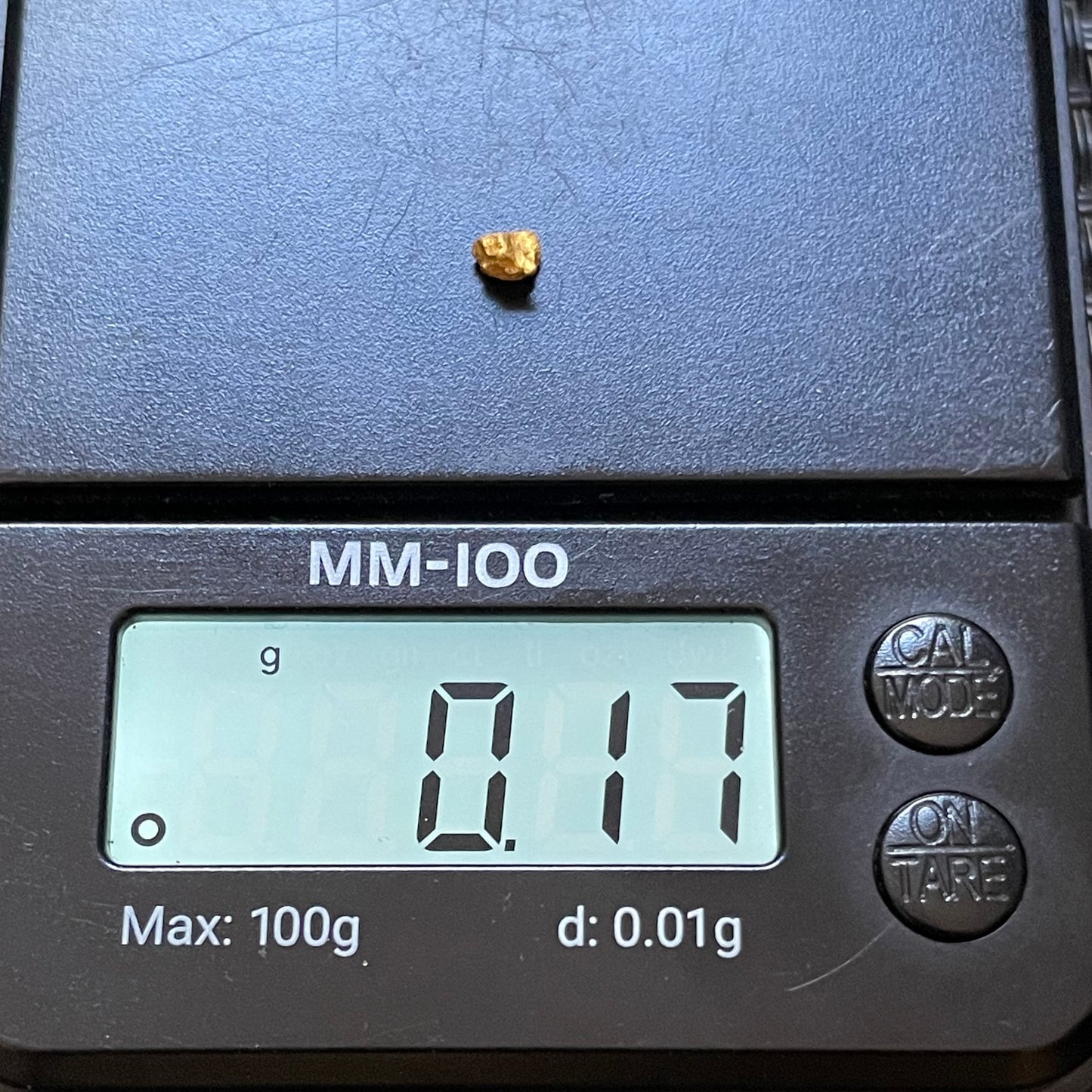 Natural Gold Nugget 0.17 grams