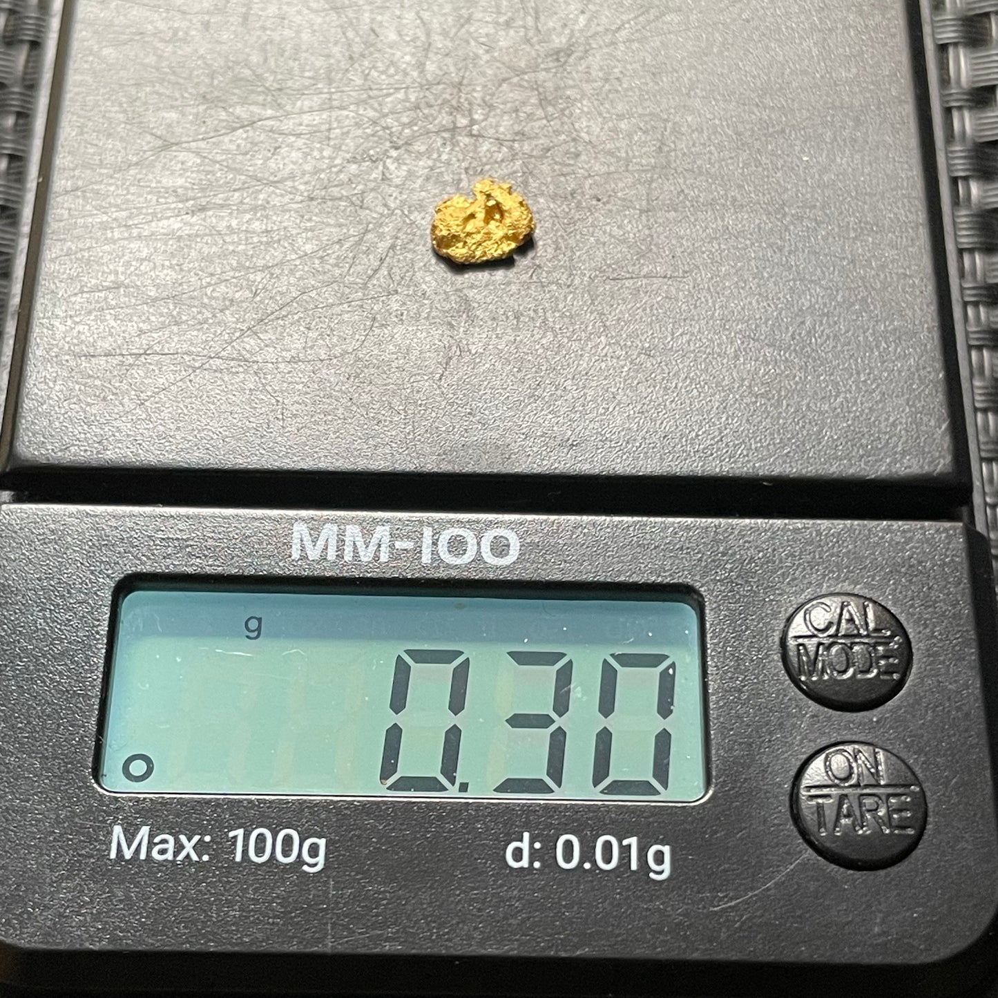 Natural Gold Nugget 0.30 grams