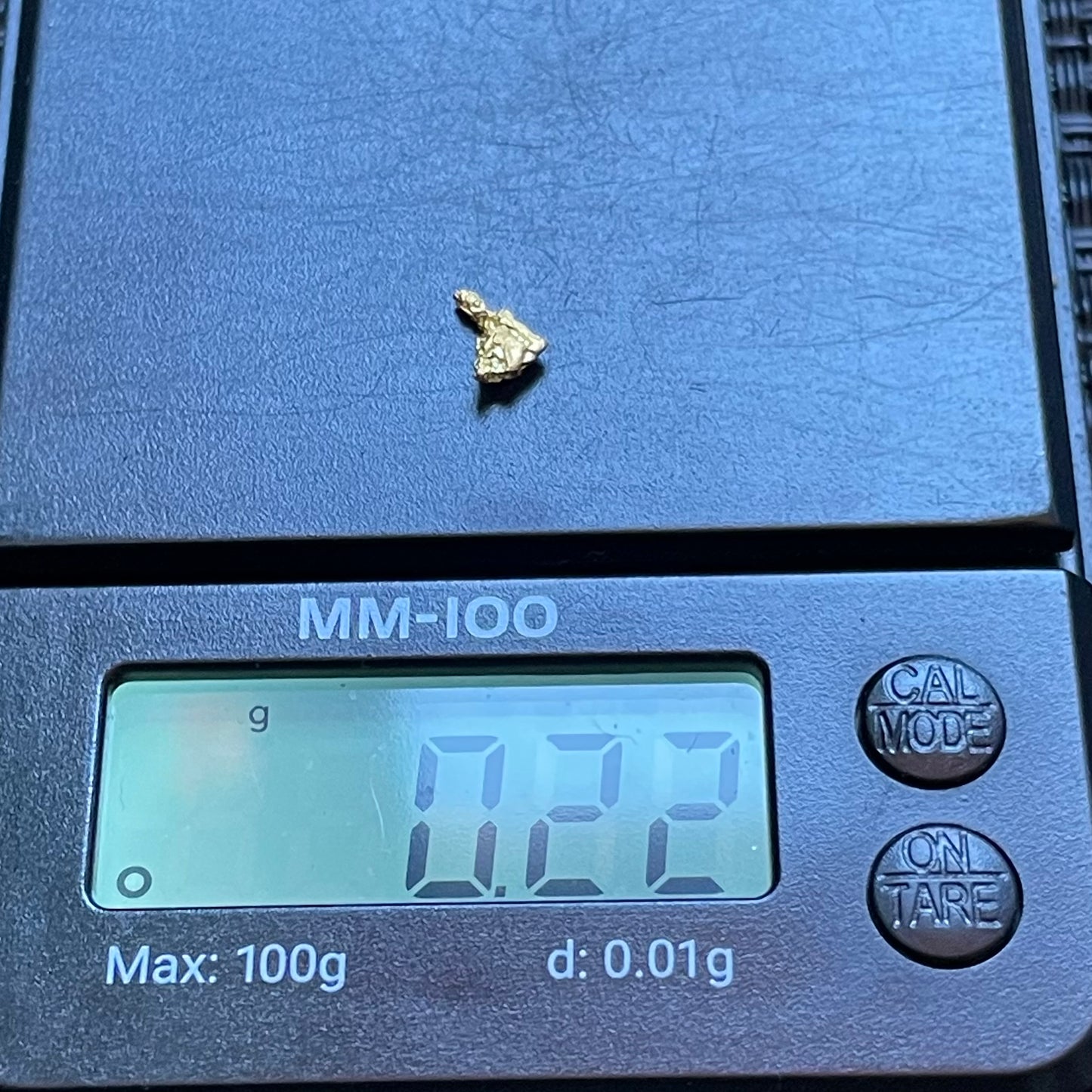 Natural 0.22 gram Hand Prospected West Australian Gold Nugget