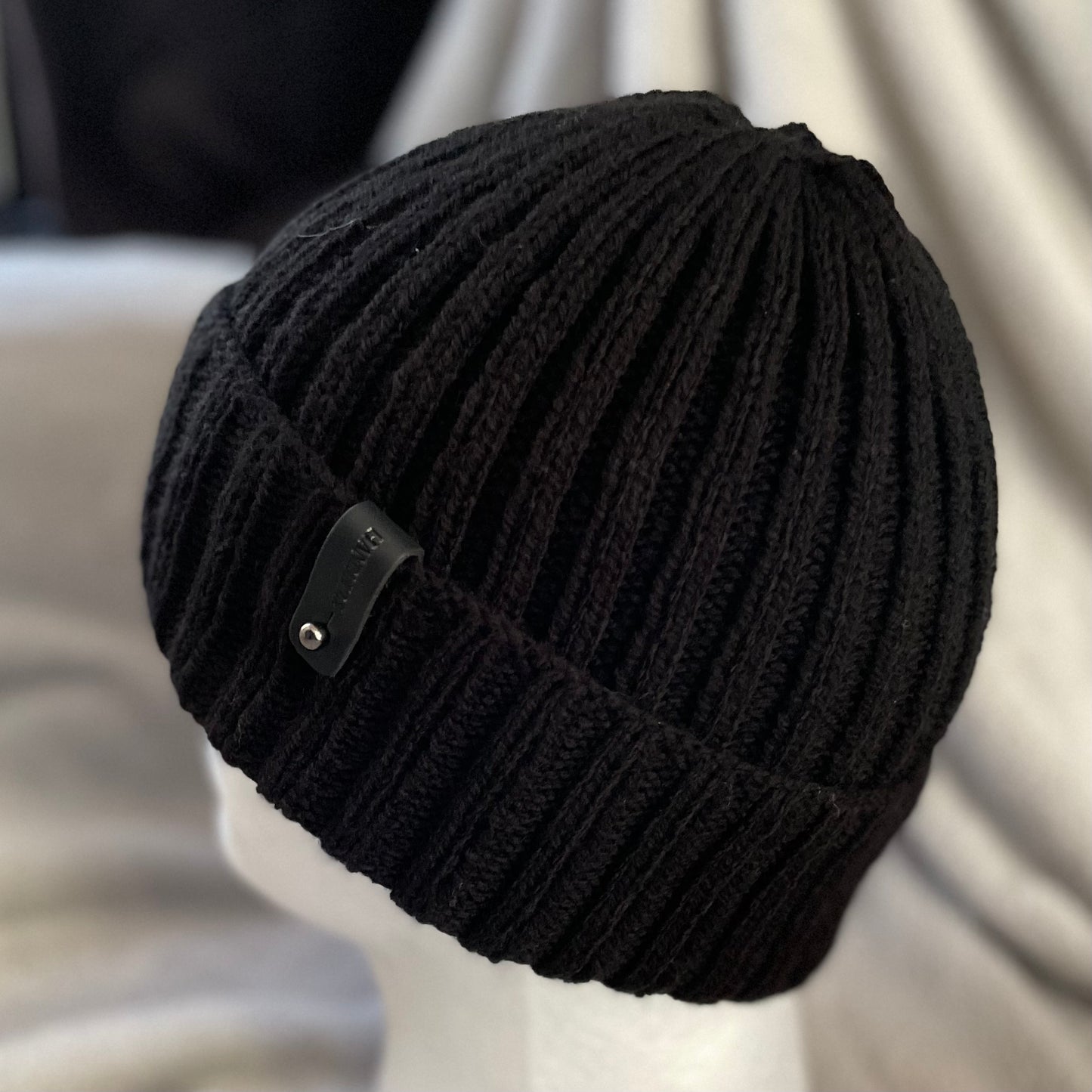 Carnival Classic Rib Hand Knitted Men's Beanie
