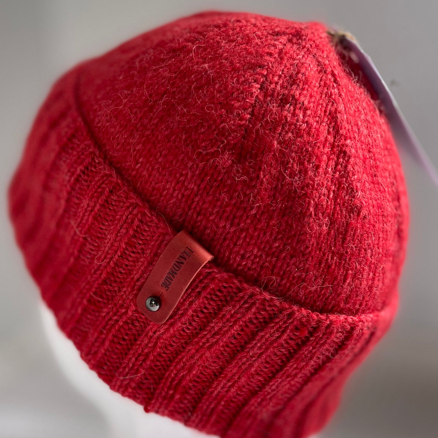 Cosy Comfort Classic Hand Knitted Beanie - Symphony Red