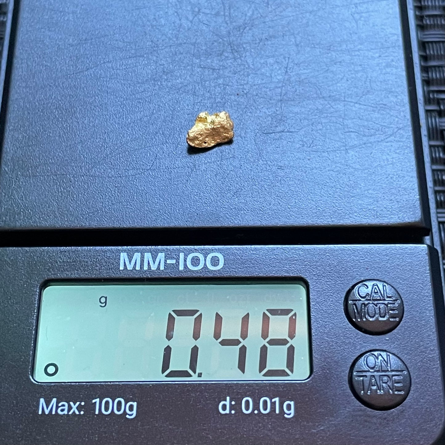 Natural 0.48 gram Hand Prospected West Australian Gold Nugget