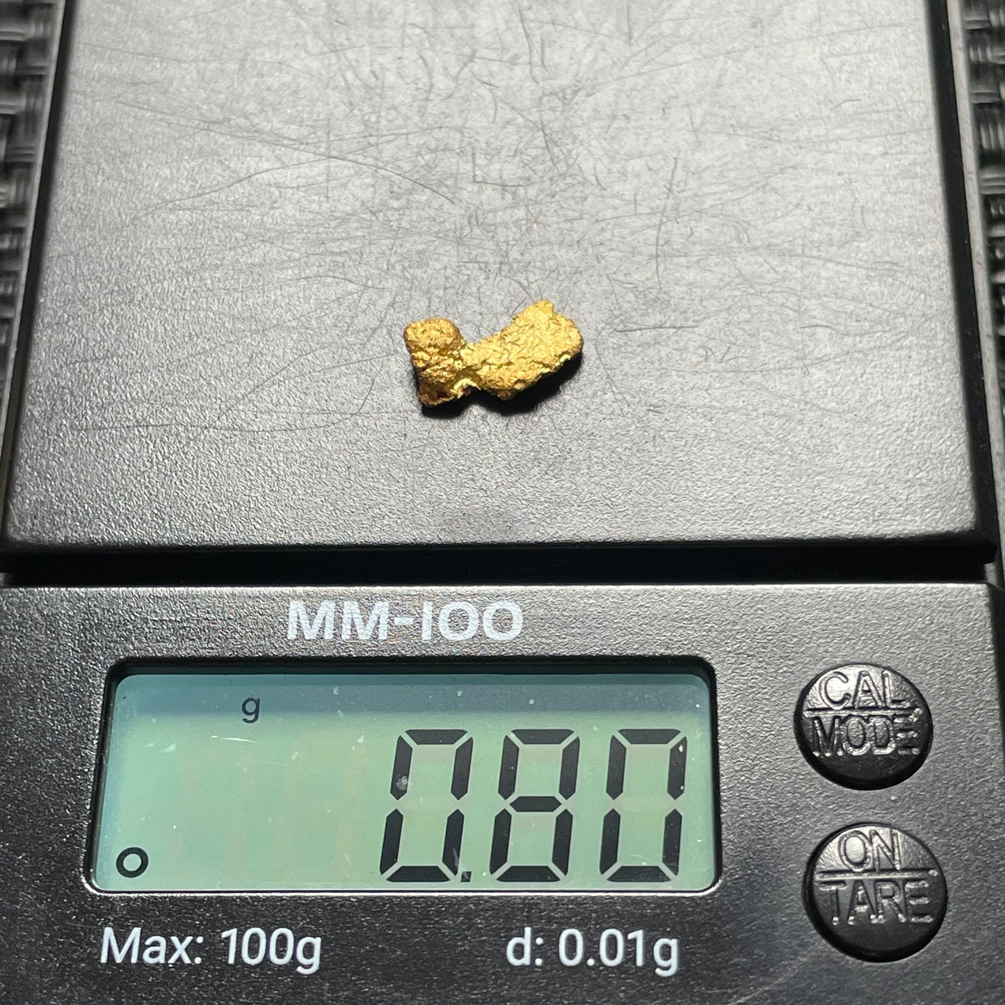 Natural 0.80 gram Hand Prospected West Australian Gold Nugget