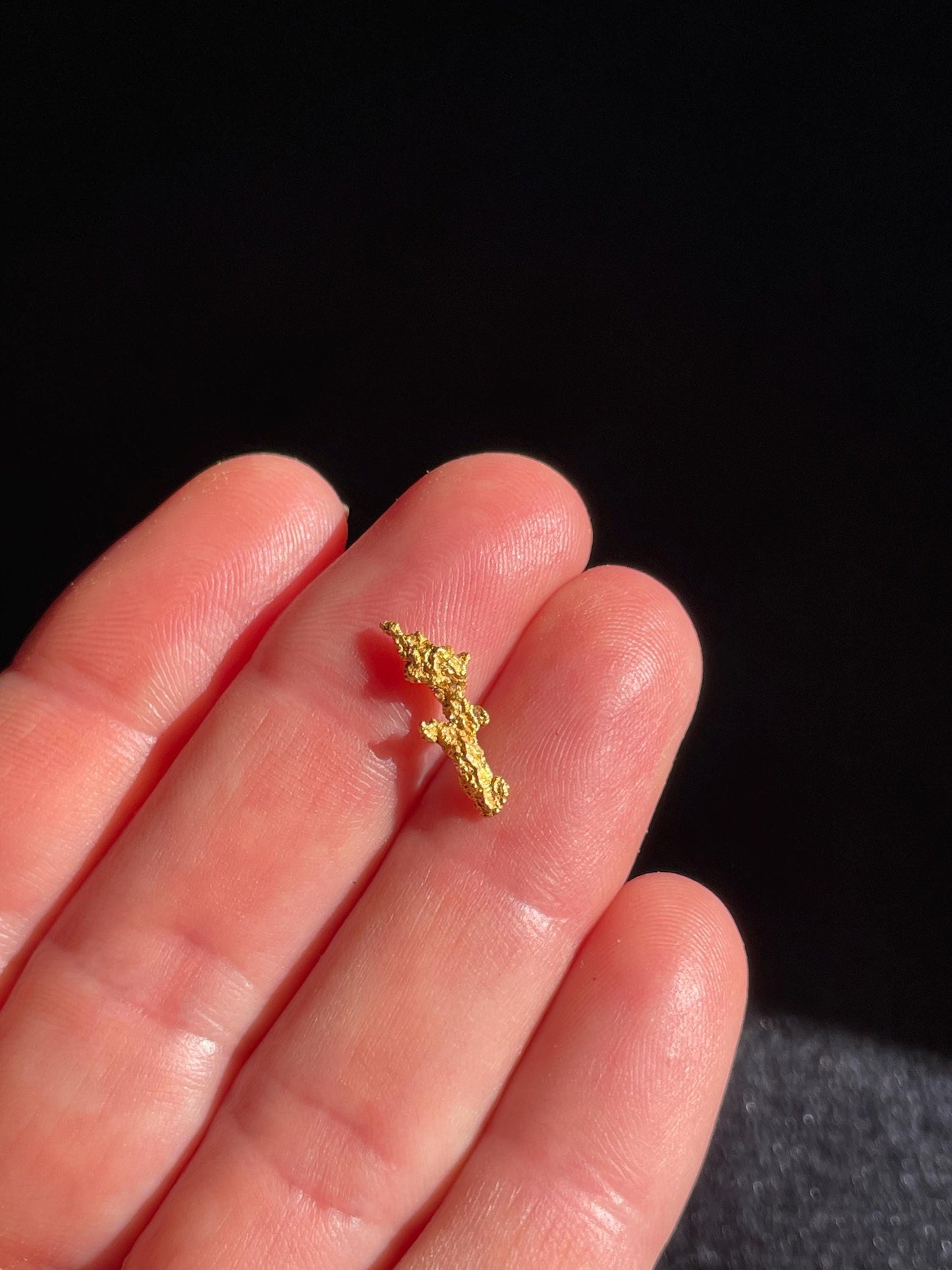 Natural 0.8 gram Hand Prospected West Australian Gold Nugget