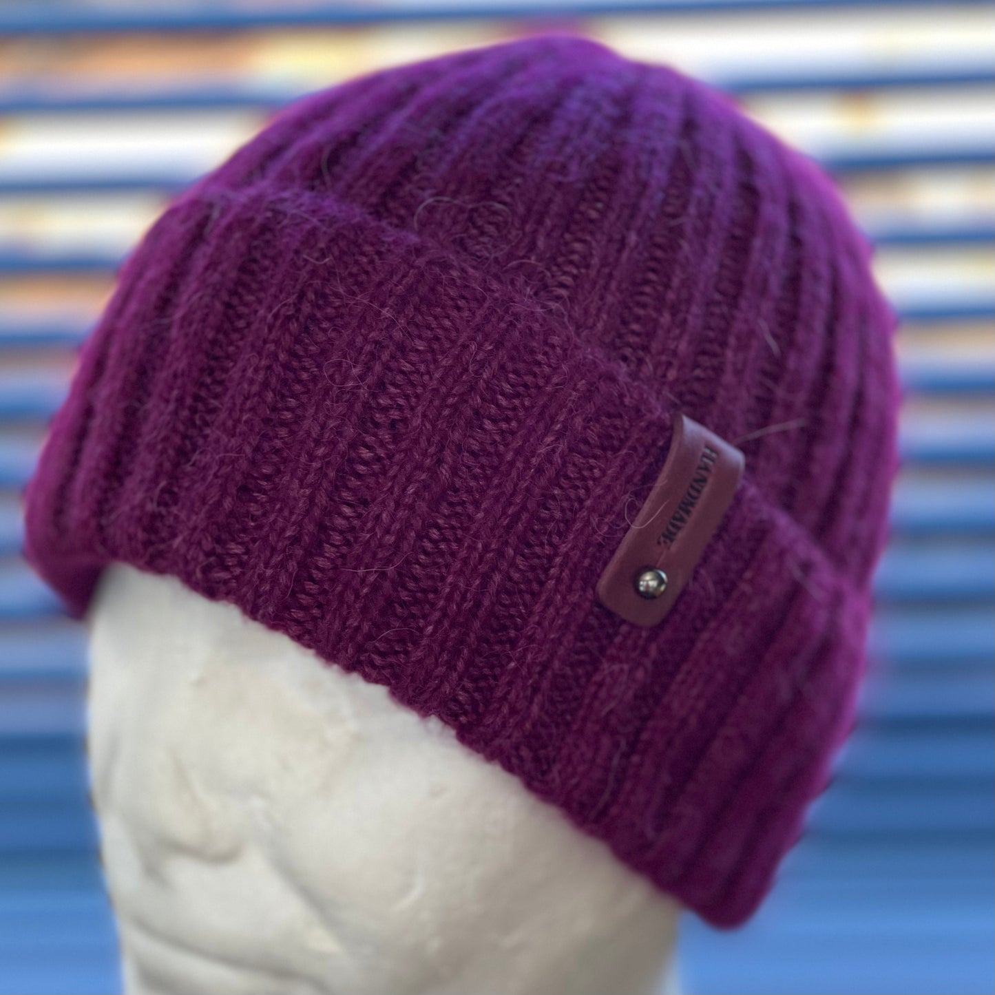 Cosy Comfort Classic Rib Hand Knitted Beanie