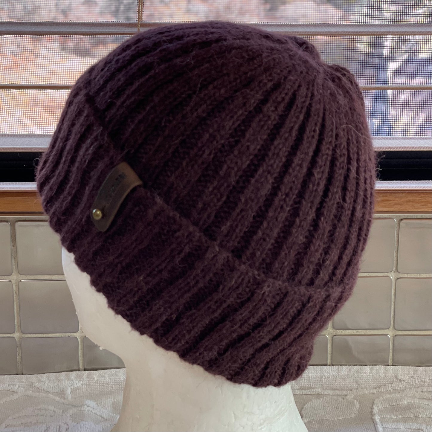 Heirloom Classic Rib Australian Alpaca Hand Knitted Beanie