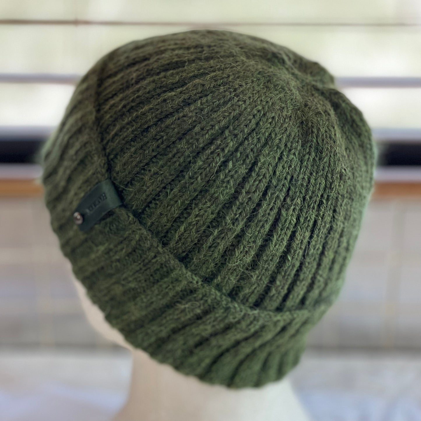 Heirloom Classic Rib Australian Alpaca Hand Knitted Beanie