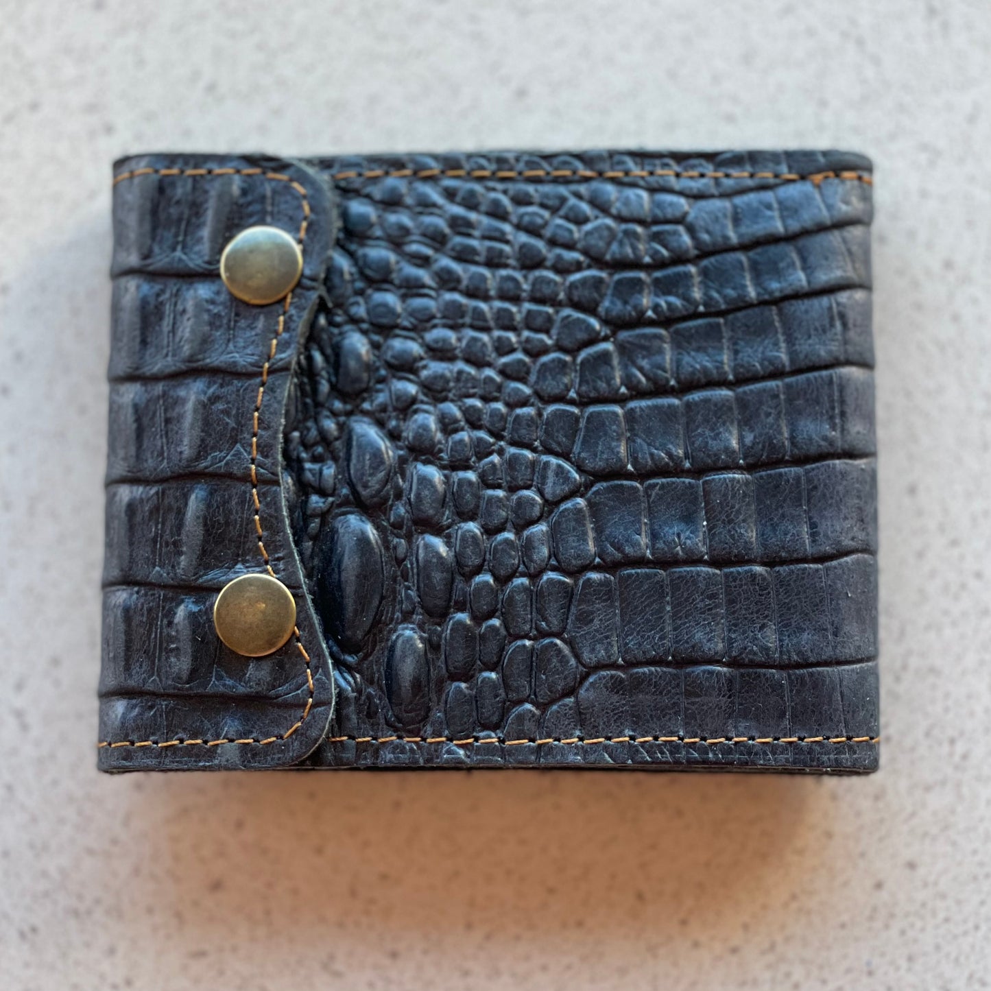 Hand Crafted Leather Wallet - Black