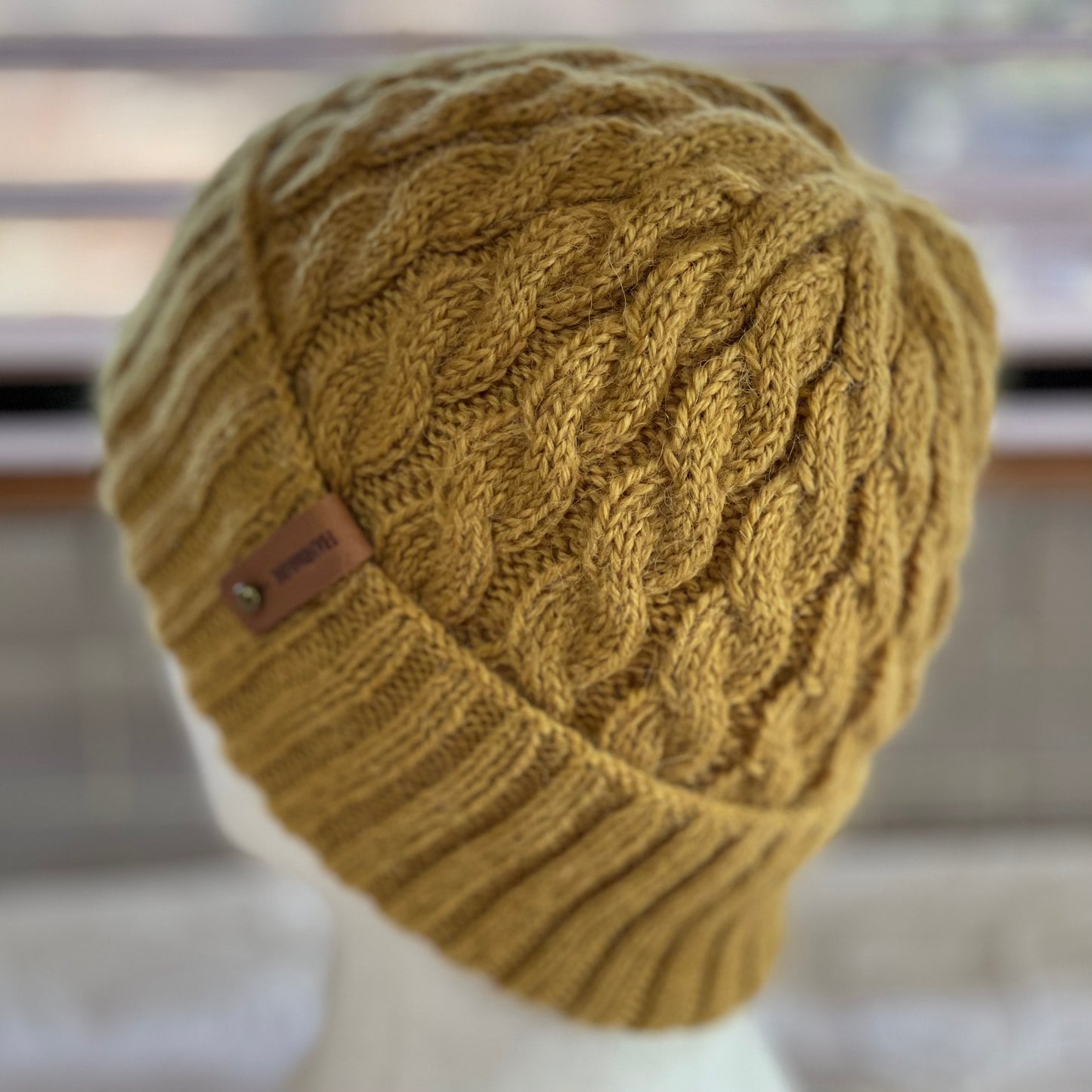 Heirloom Classic Cable Australian Alpaca Hand Knitted Beanie