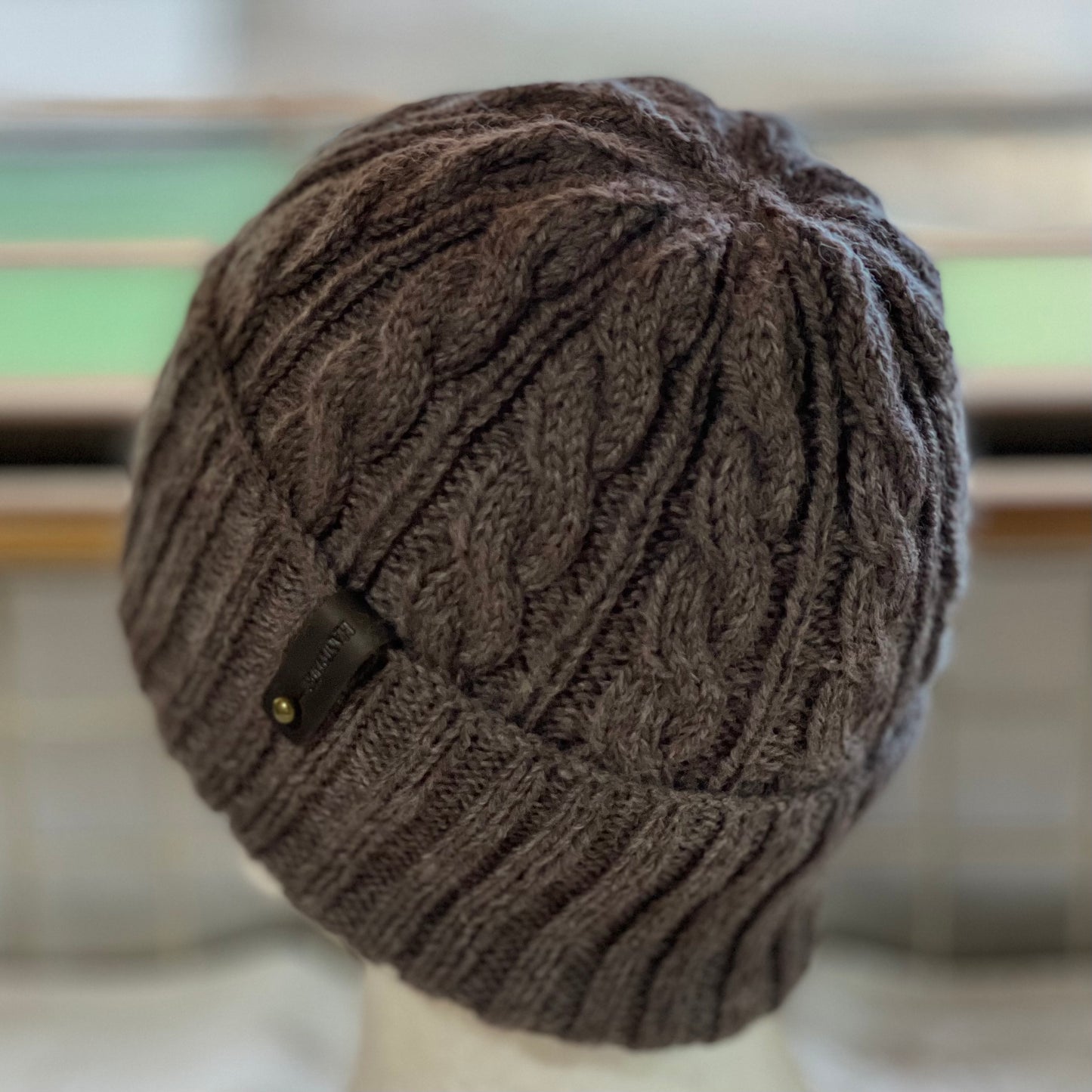 KeepSake Cable Pattern Hand Knitted Beanie