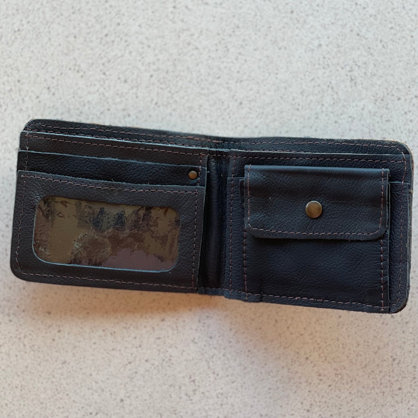 Hand Crafted Buffalo Leather Wallet - Tan