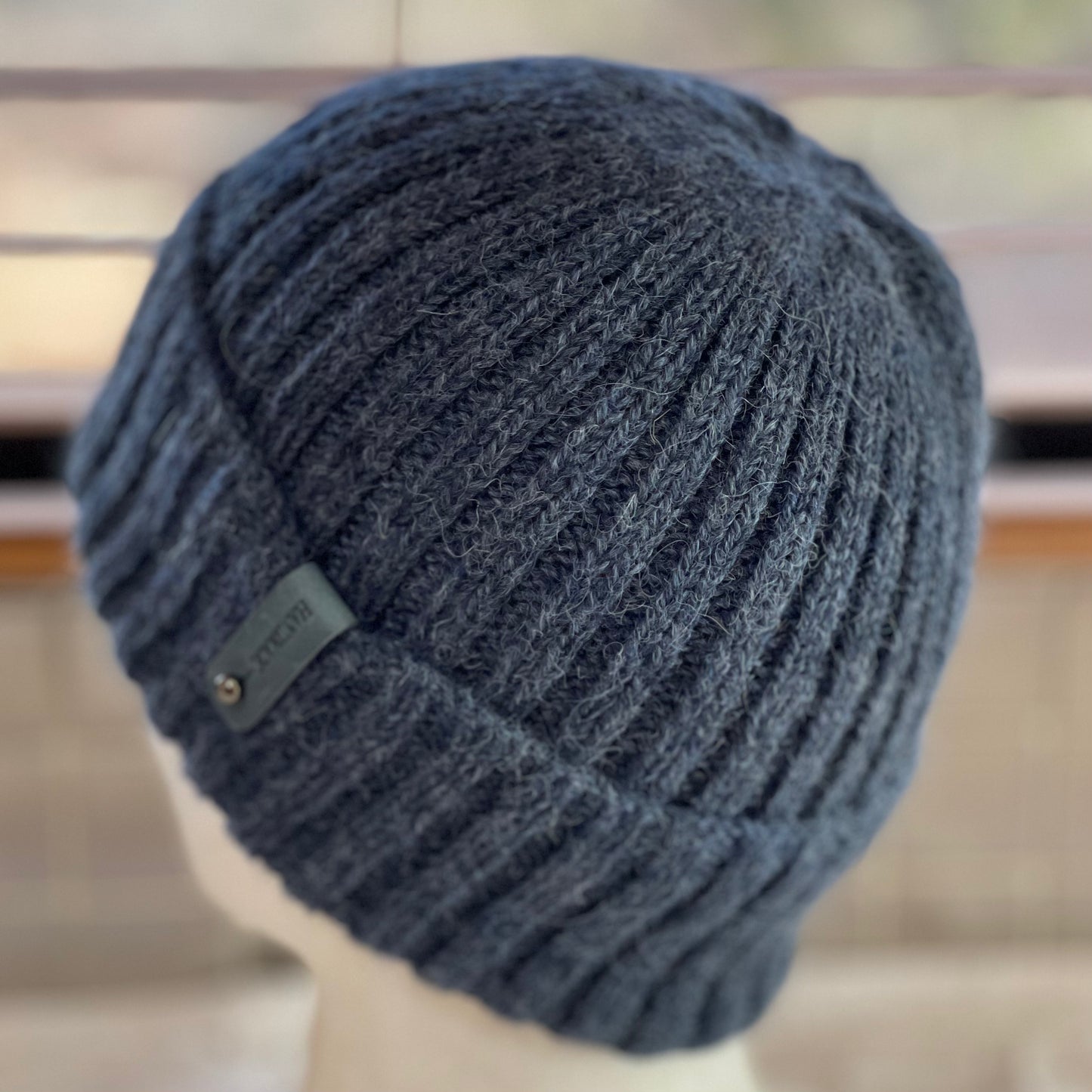 Heirloom Classic Rib Australian Alpaca Hand Knitted Beanie