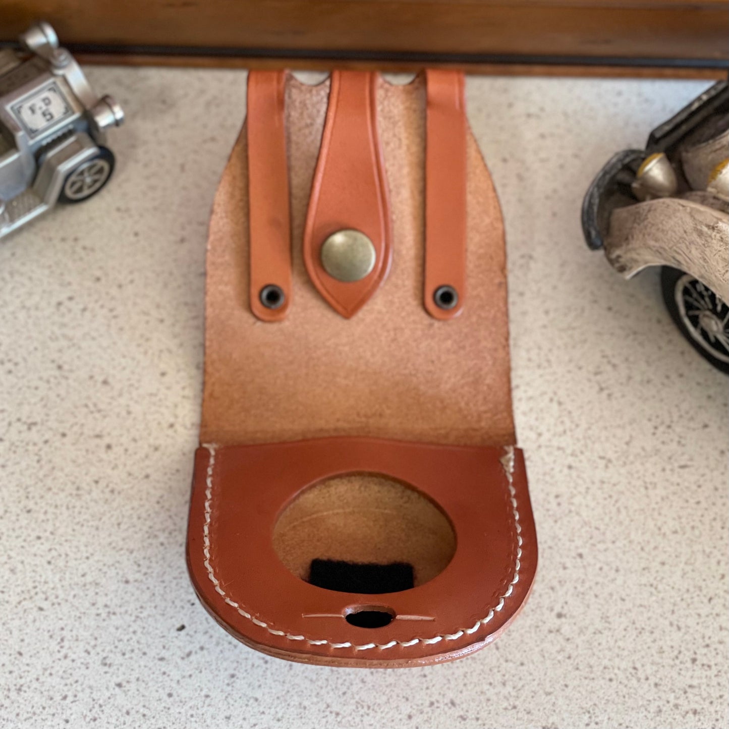 Hand Crafted Leather Fob Watch Case