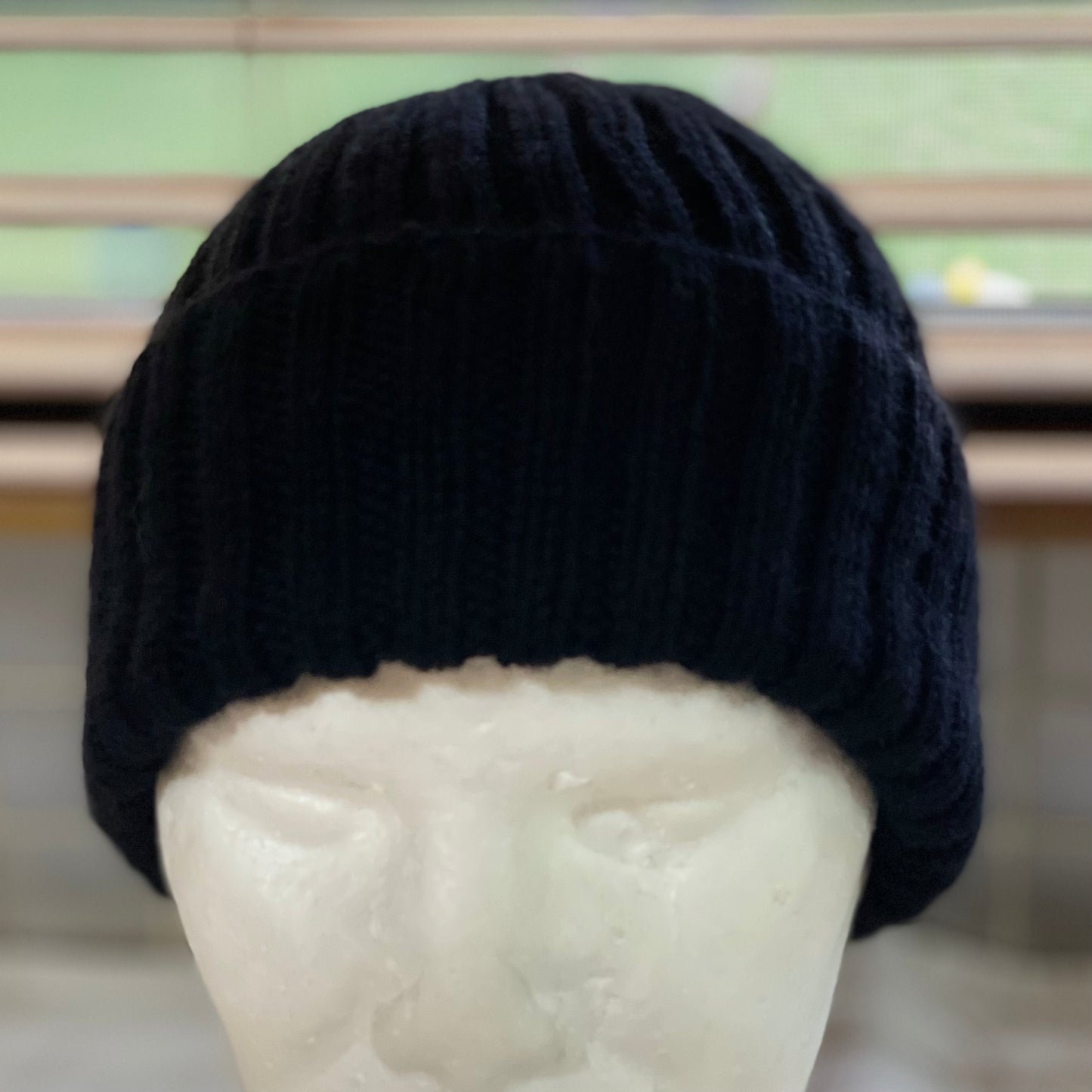 Magnum Classic Rib Hand Knitted Men's Beanie - Black