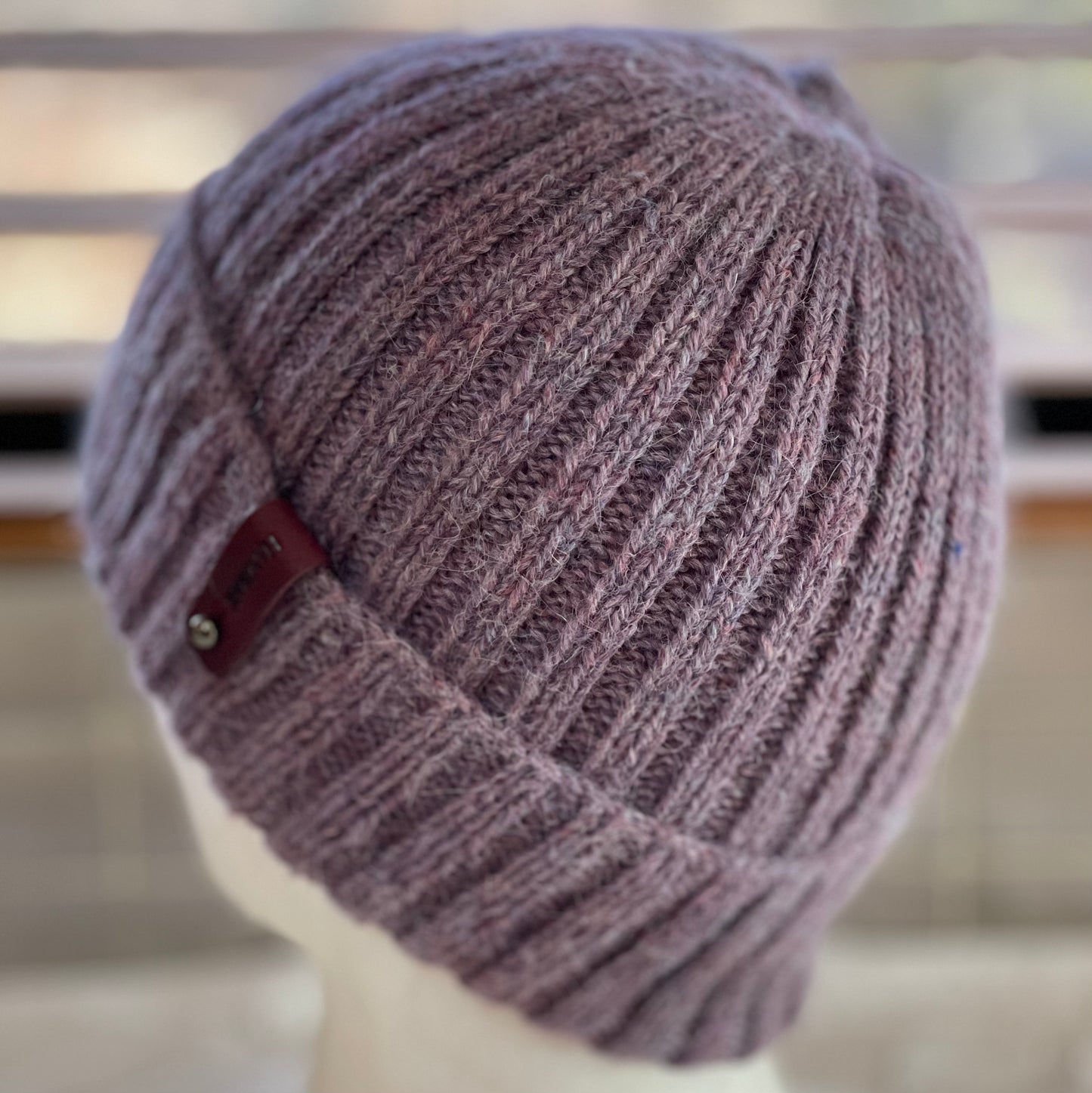 Heirloom Classic Rib Australian Alpaca Hand Knitted Beanie