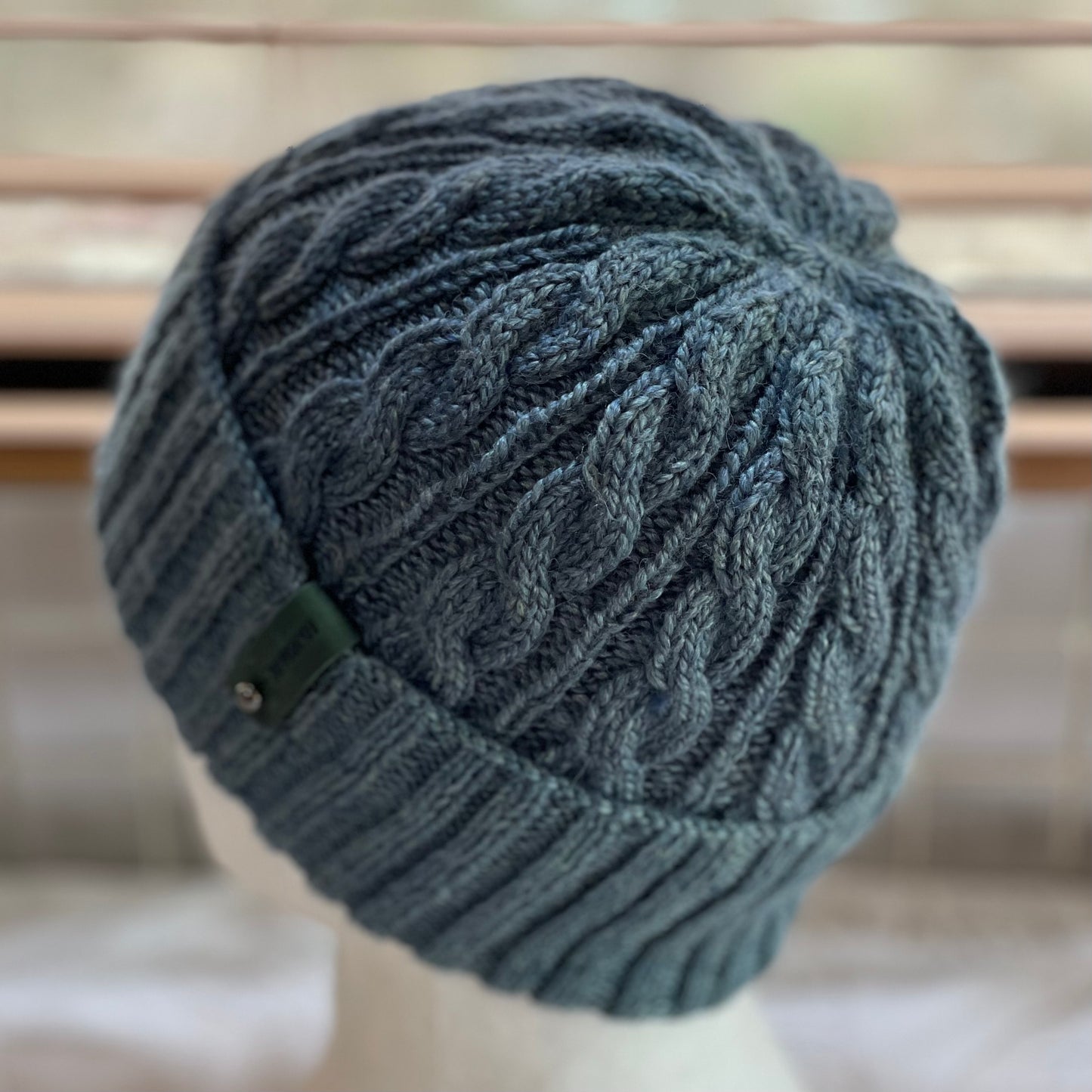 Arcadia Cable Pattern Hand Knitted Beanie