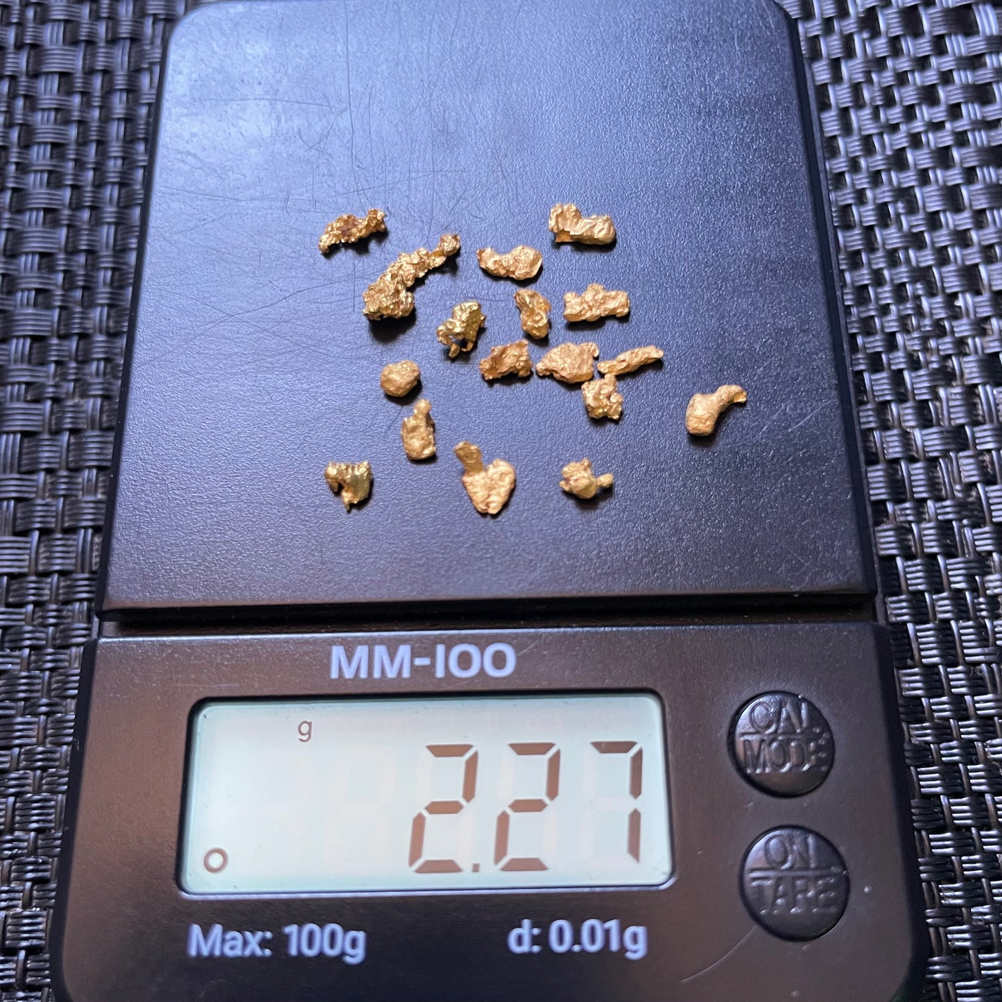Natural Gold Nuggets 2.27 grams