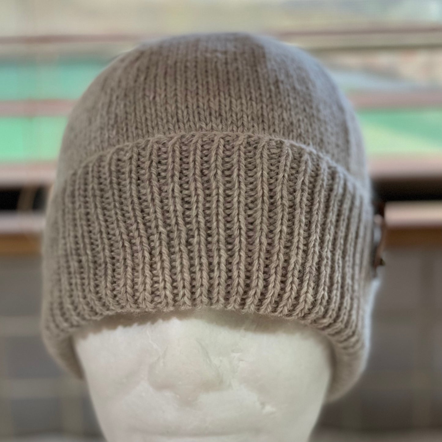 KeepSake Classic Hand Knitted Beanie - Mushroom