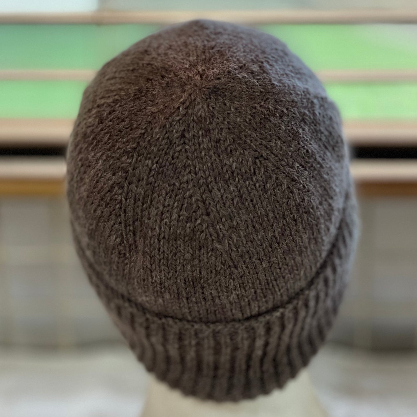 KeepSake Classic Hand Knitted Beanie - Wood