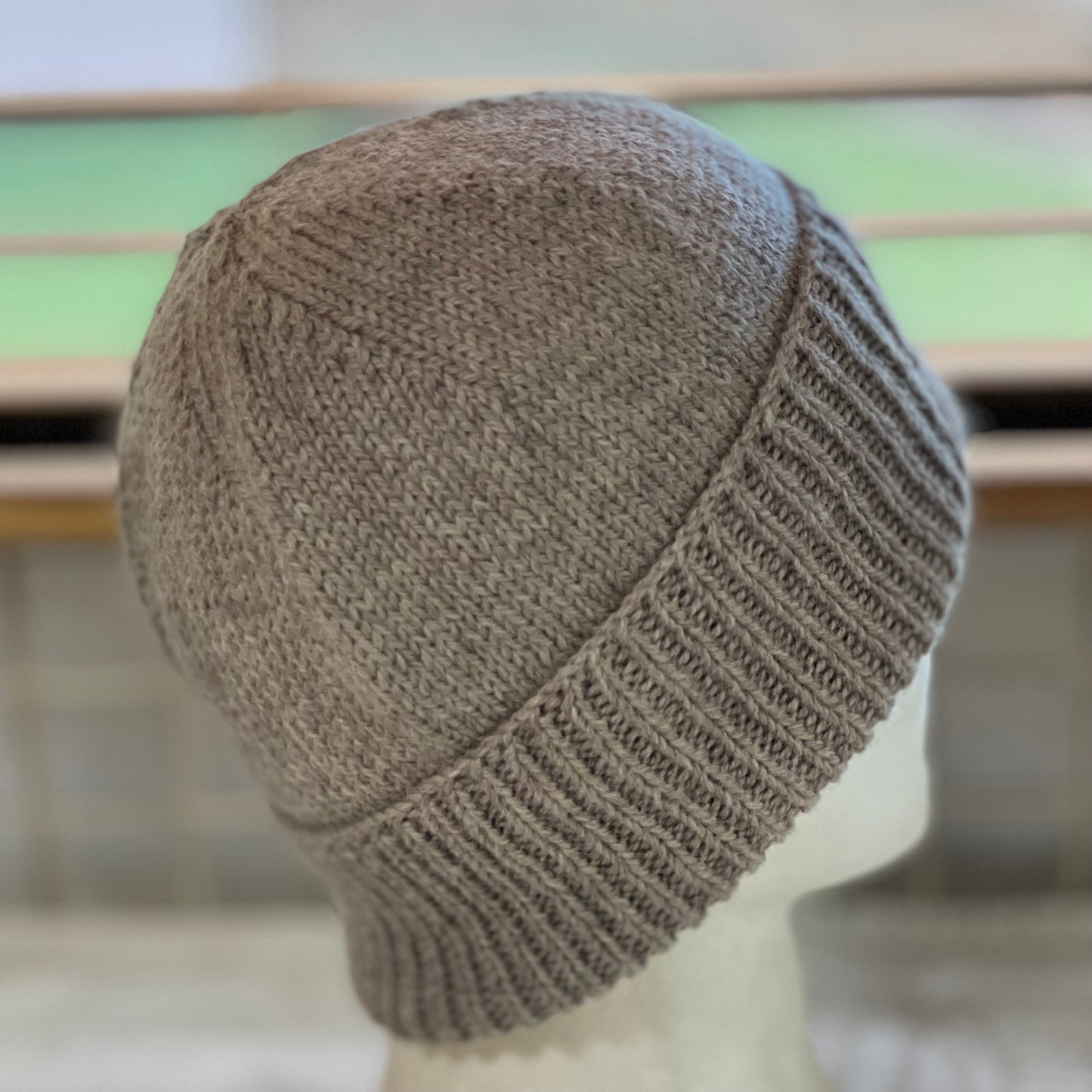 KeepSake Classic Hand Knitted Beanie - Swiss Brown