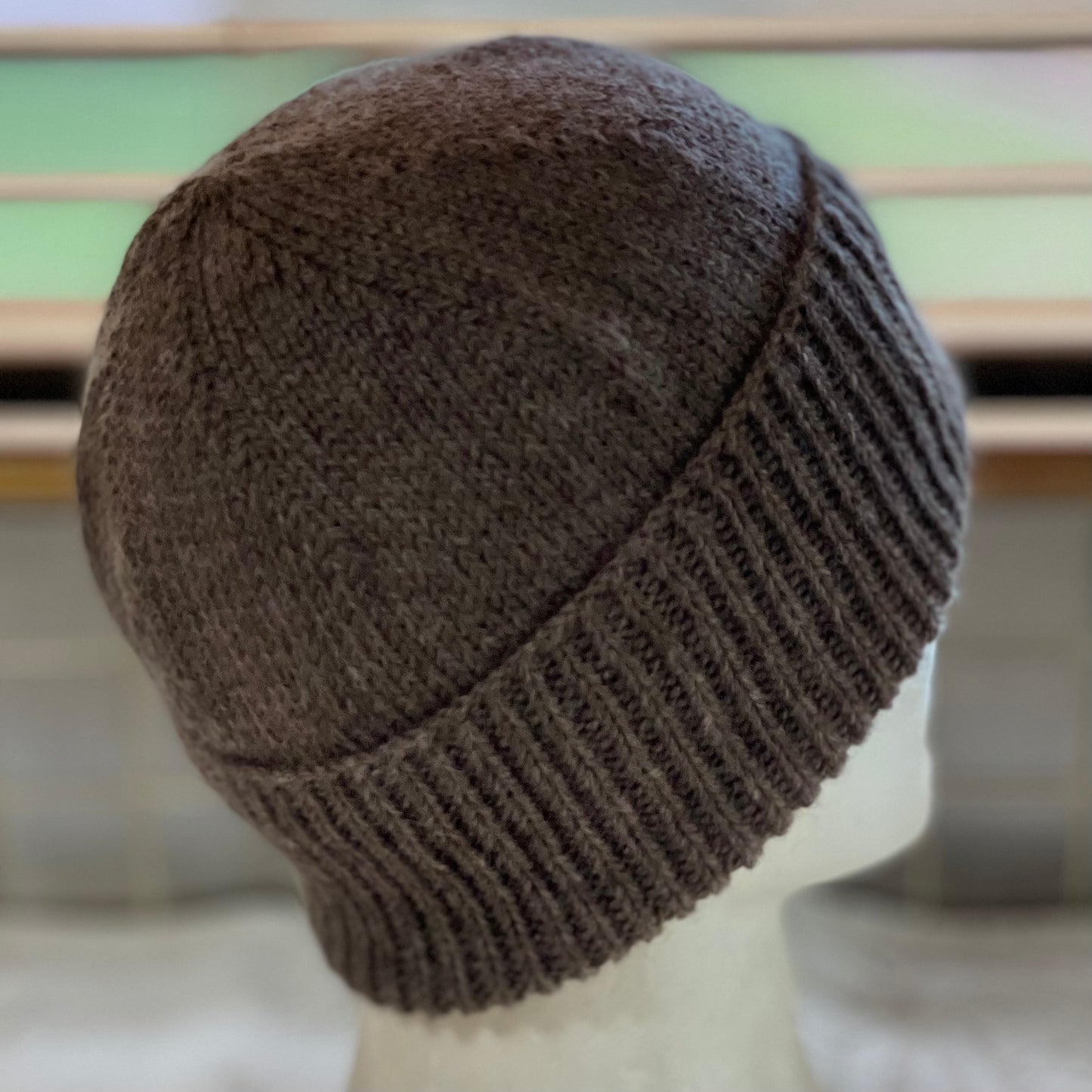 KeepSake Classic Hand Knitted Beanie - Wood