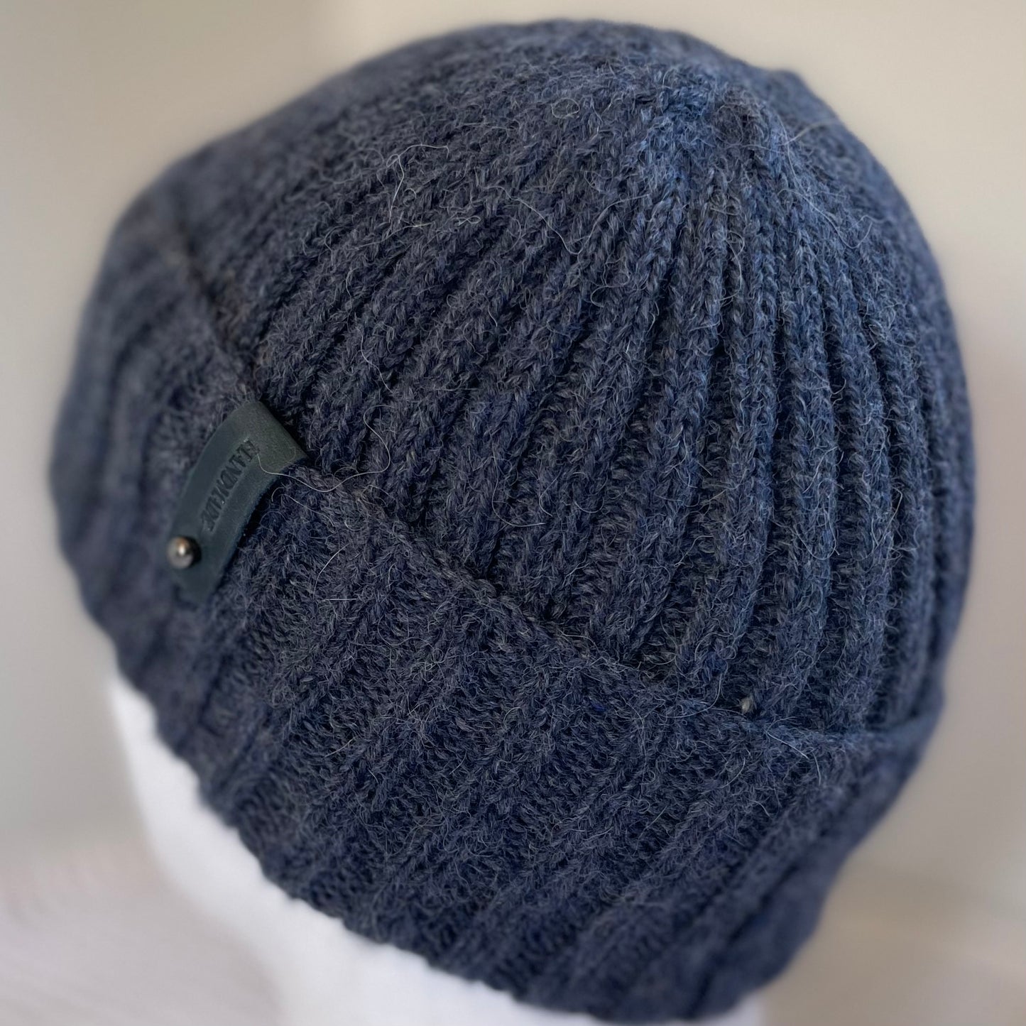 Heirloom Classic Rib Australian Alpaca Hand Knitted Beanie