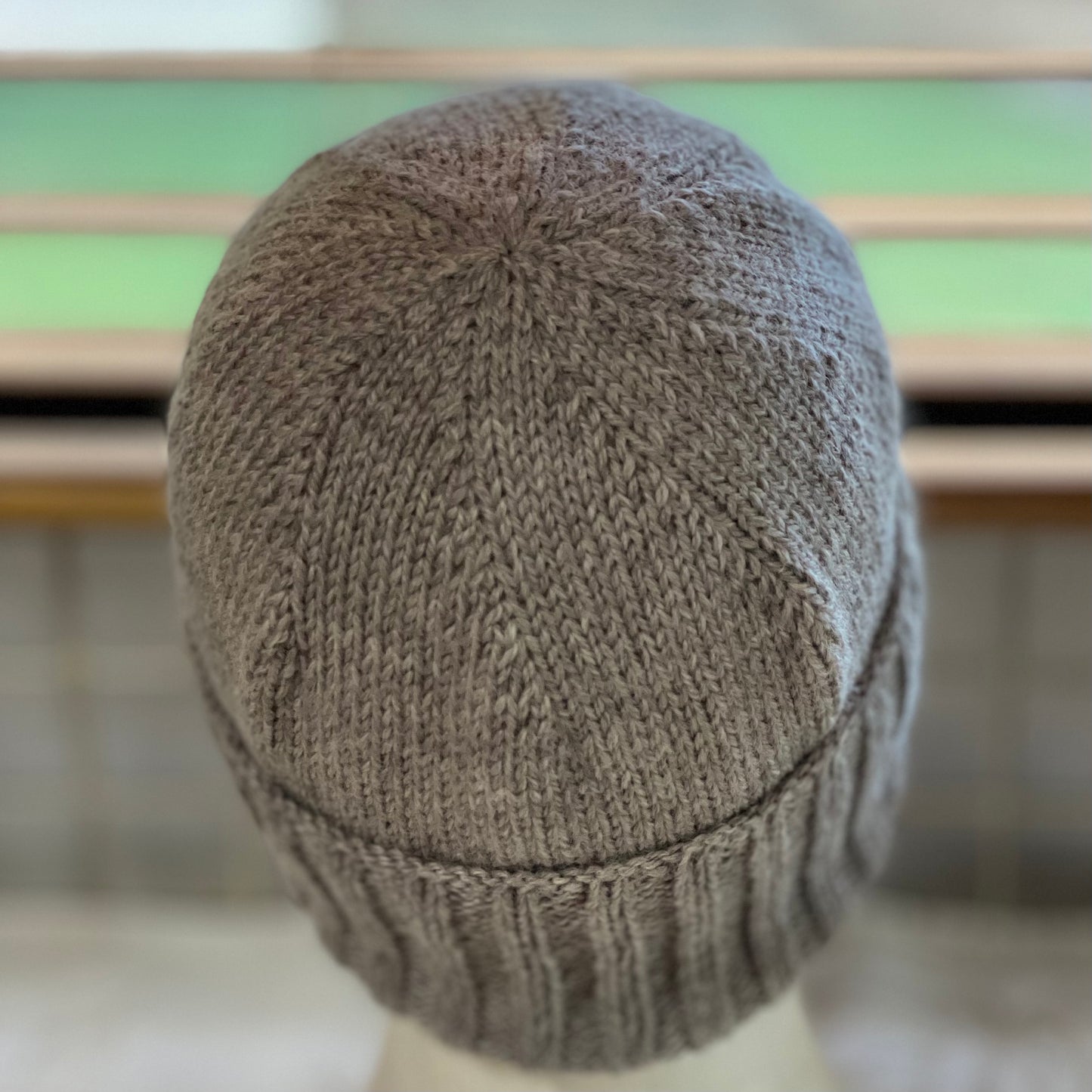 KeepSake Classic Knit Handmade Beanie - Swiss Brown