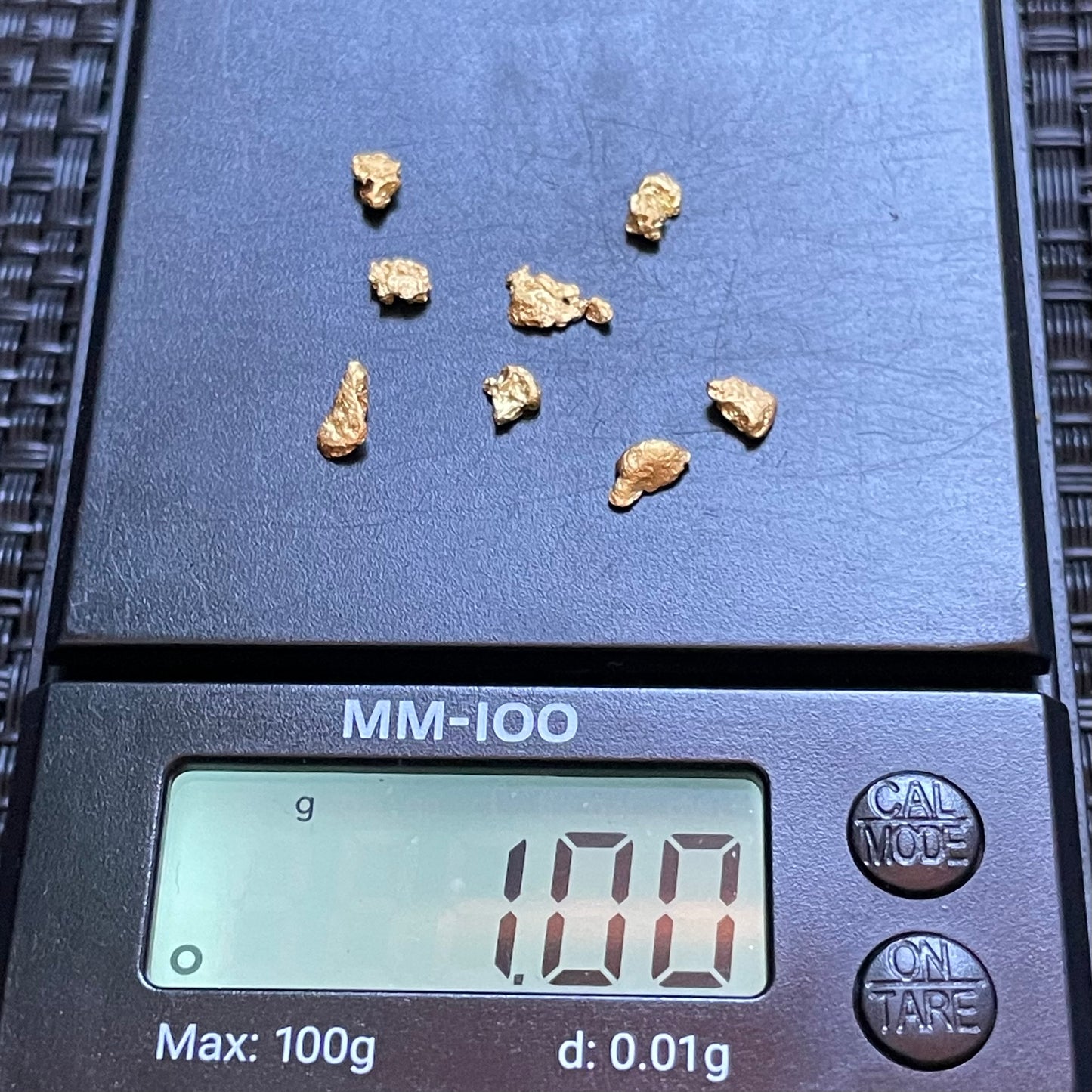 Natural 1 gram Parcel of Hand Prospected West Australian Gold Nuggets