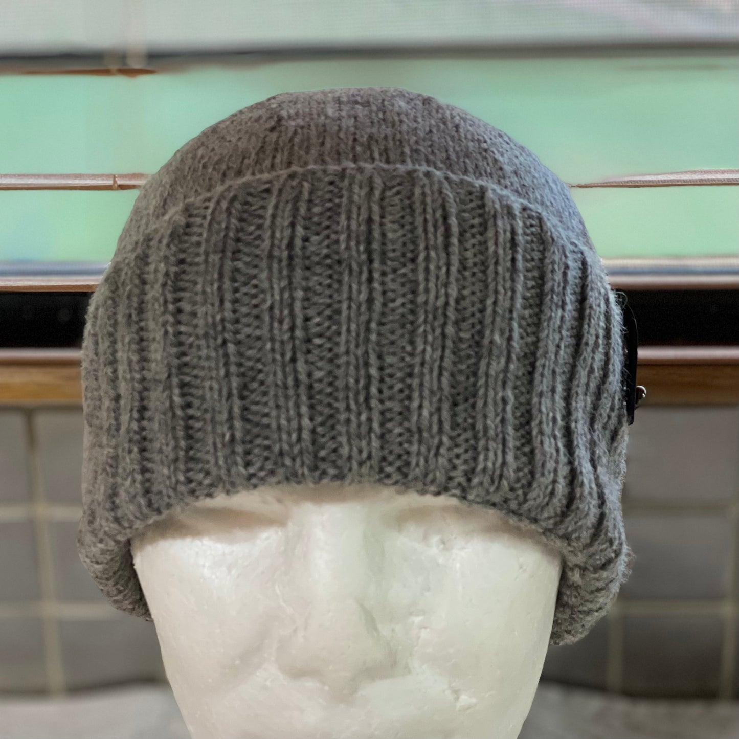 KeepSake Classic Knit Handmade Beanie - Silver