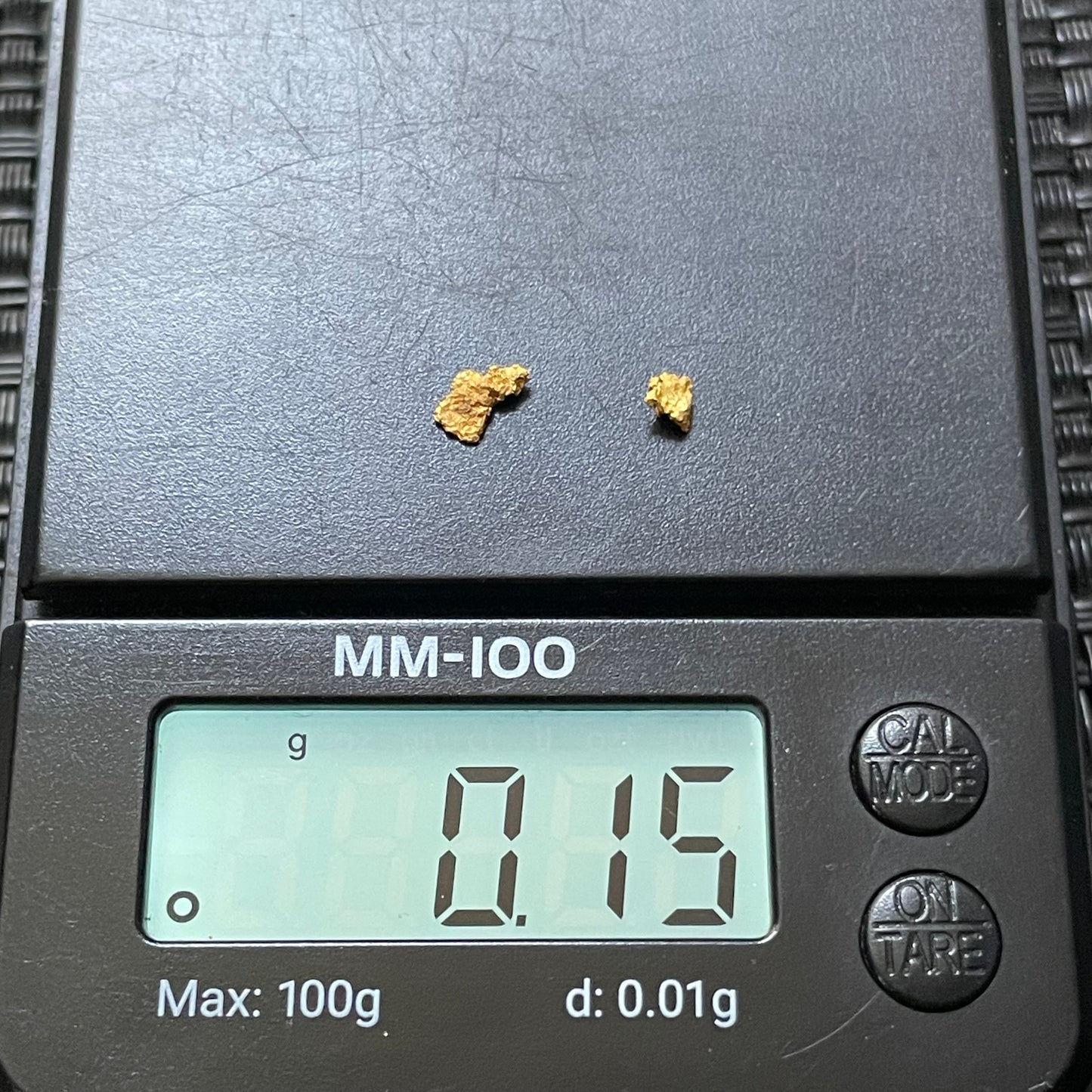 Natural Gold Nuggets 0.15 grams