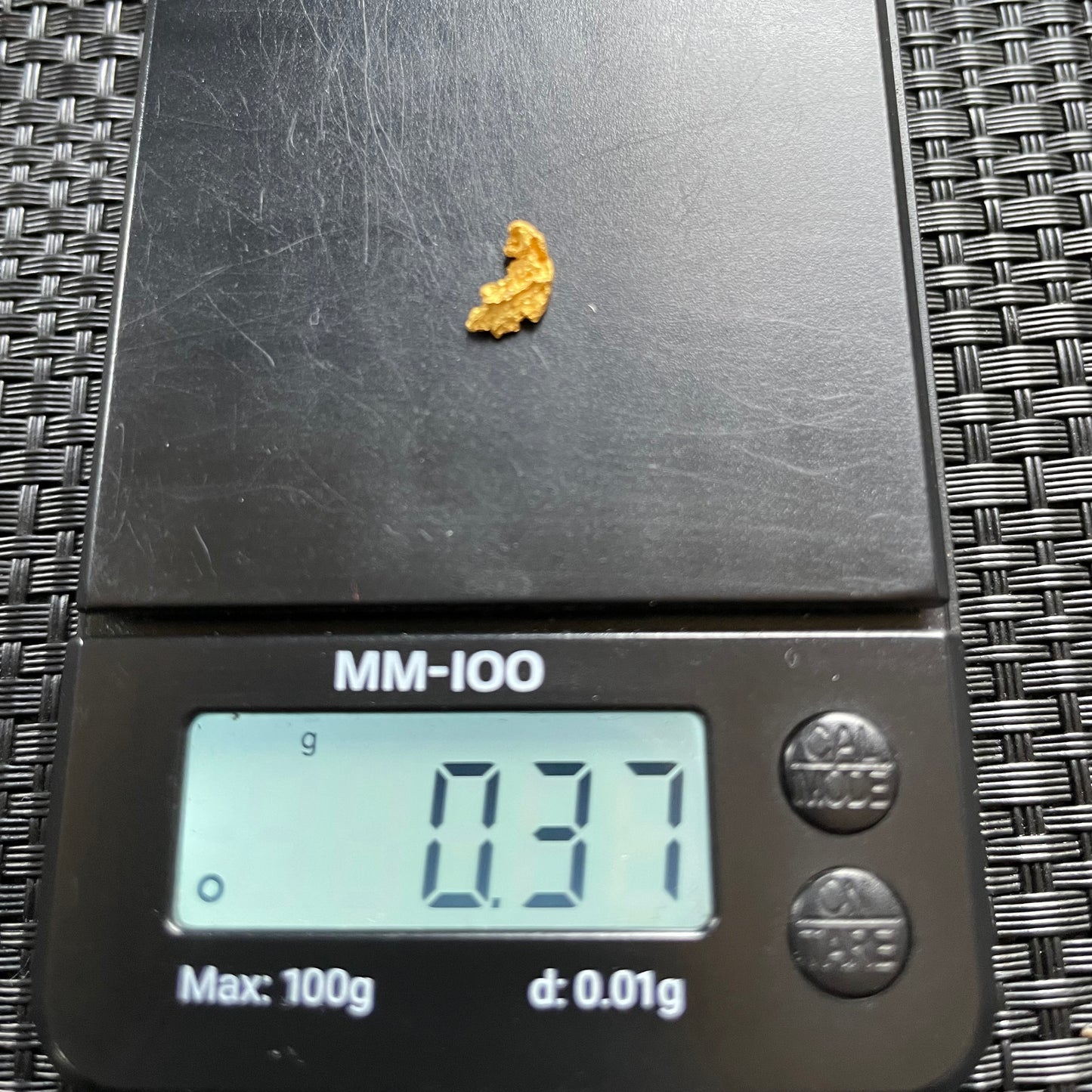 0.37 Gram Natural Gold Nugget