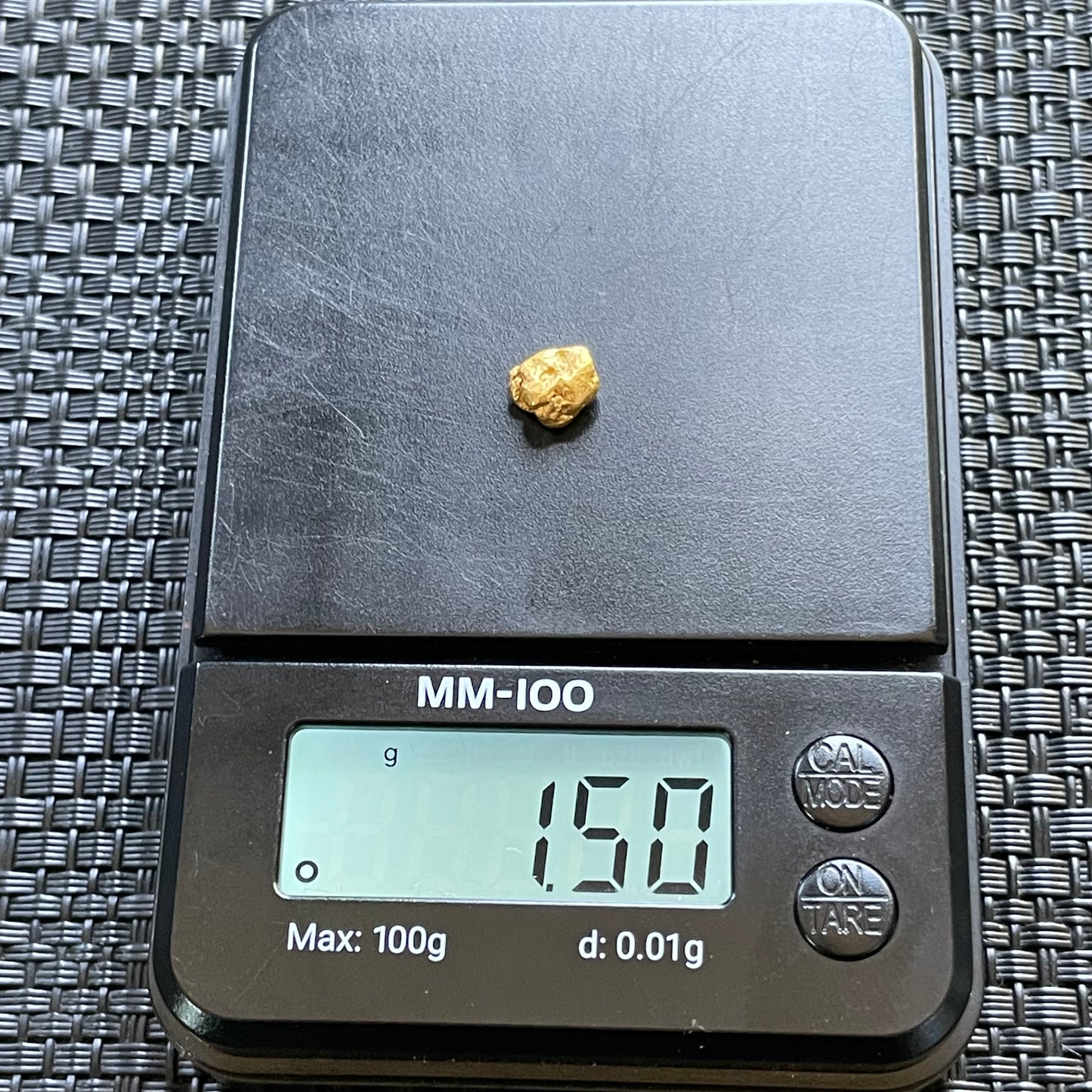 1.5 Gram Natural Gold Nugget