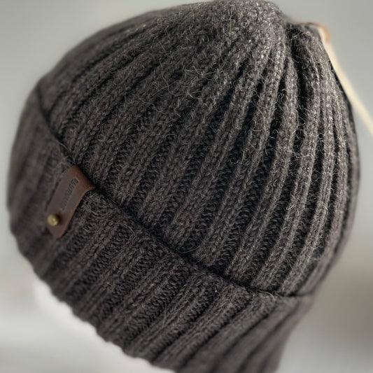 Cosy Comfort Classic Rib Hand Knitted Beanie
