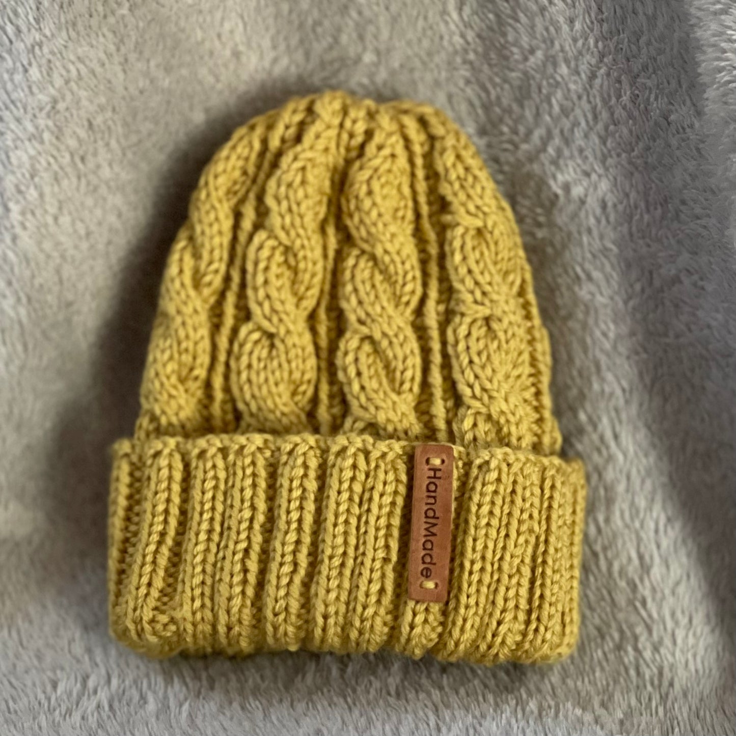 Dreamtime Australian Merino Hand knitted Baby Beanie