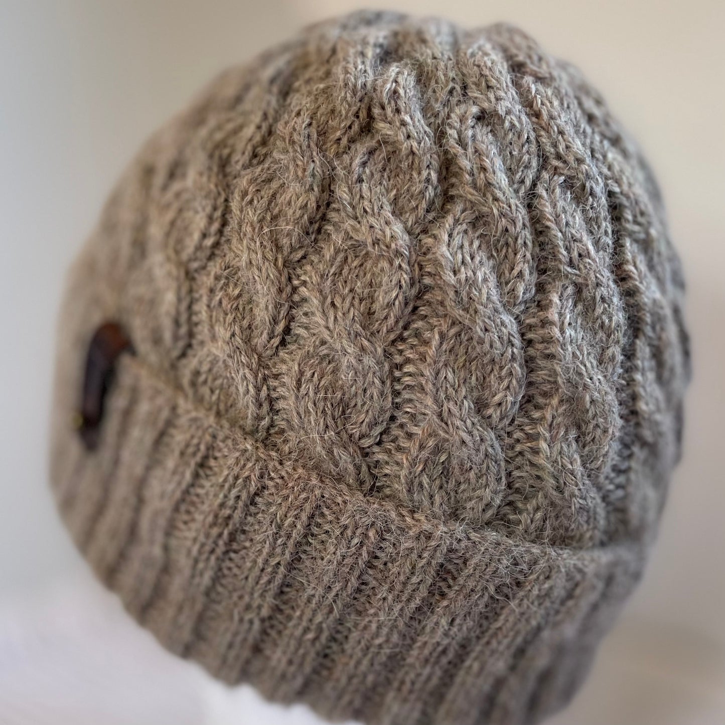 Heirloom Classic Cable Australian Alpaca Hand Knitted Beanie