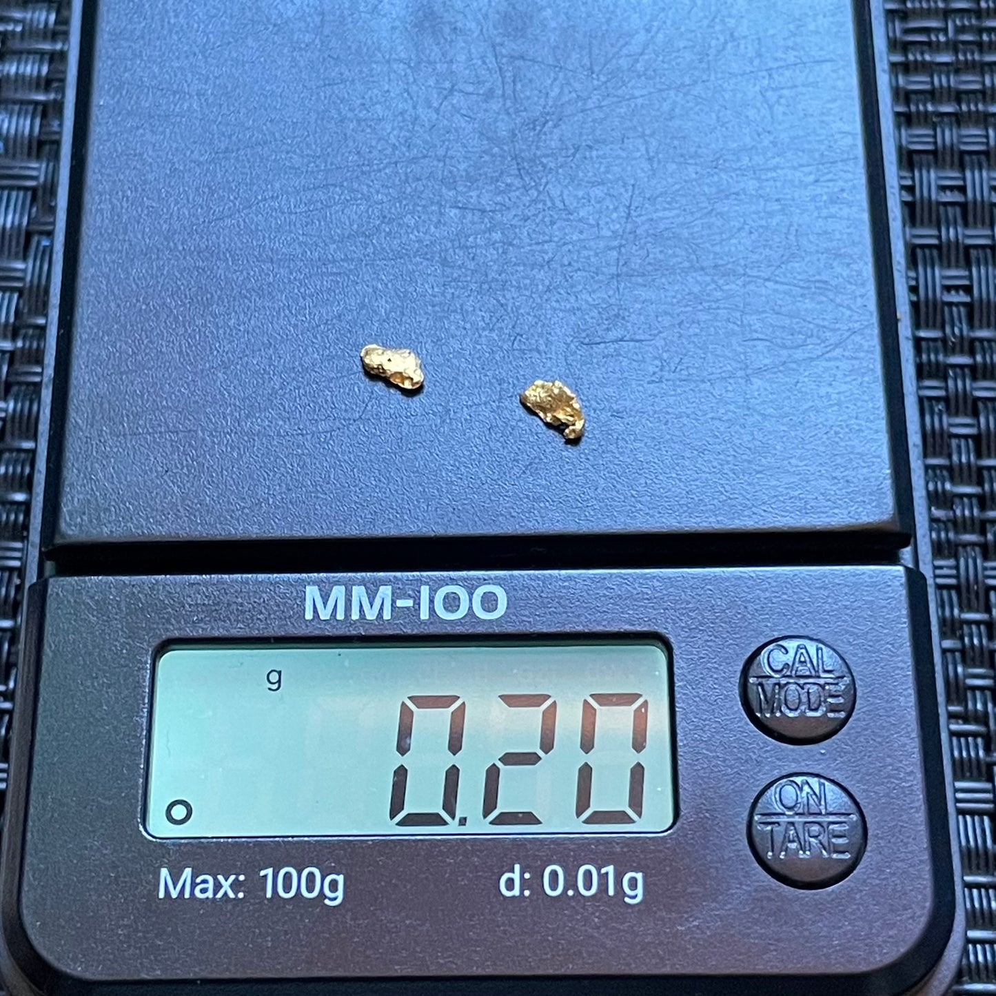 Natural 0.20 gram Hand Prospected West Australian Gold Nuggets