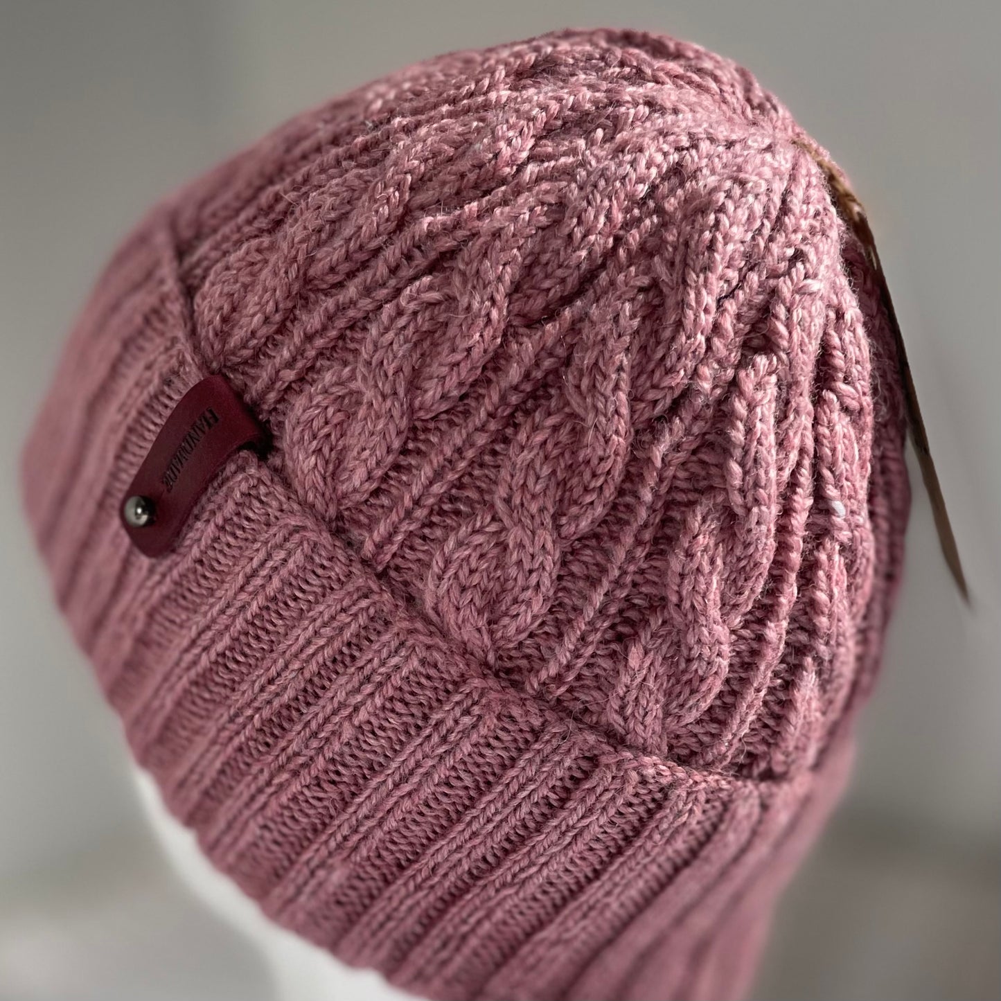 Arcadia Cable Pattern Hand Knitted Beanie