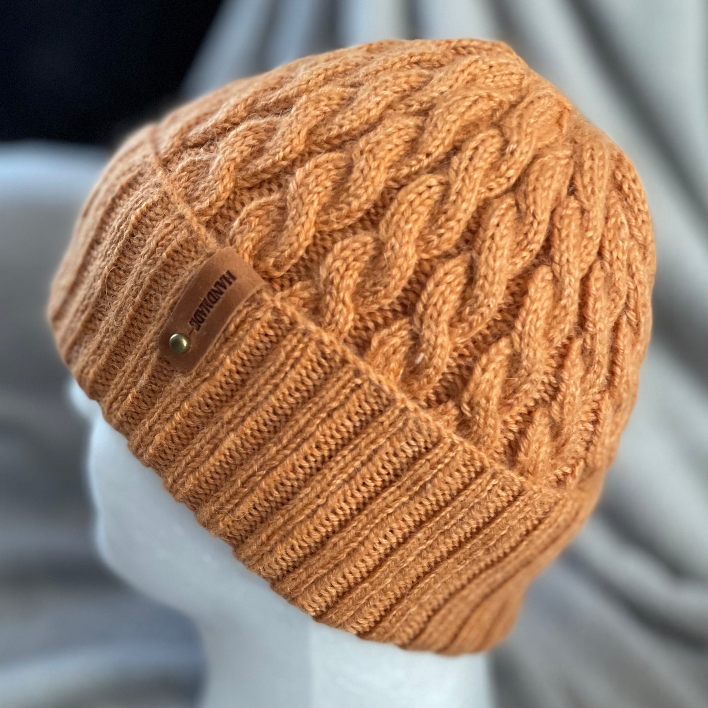 Cosy Comfort Classic Cable Hand Knitted Beanie