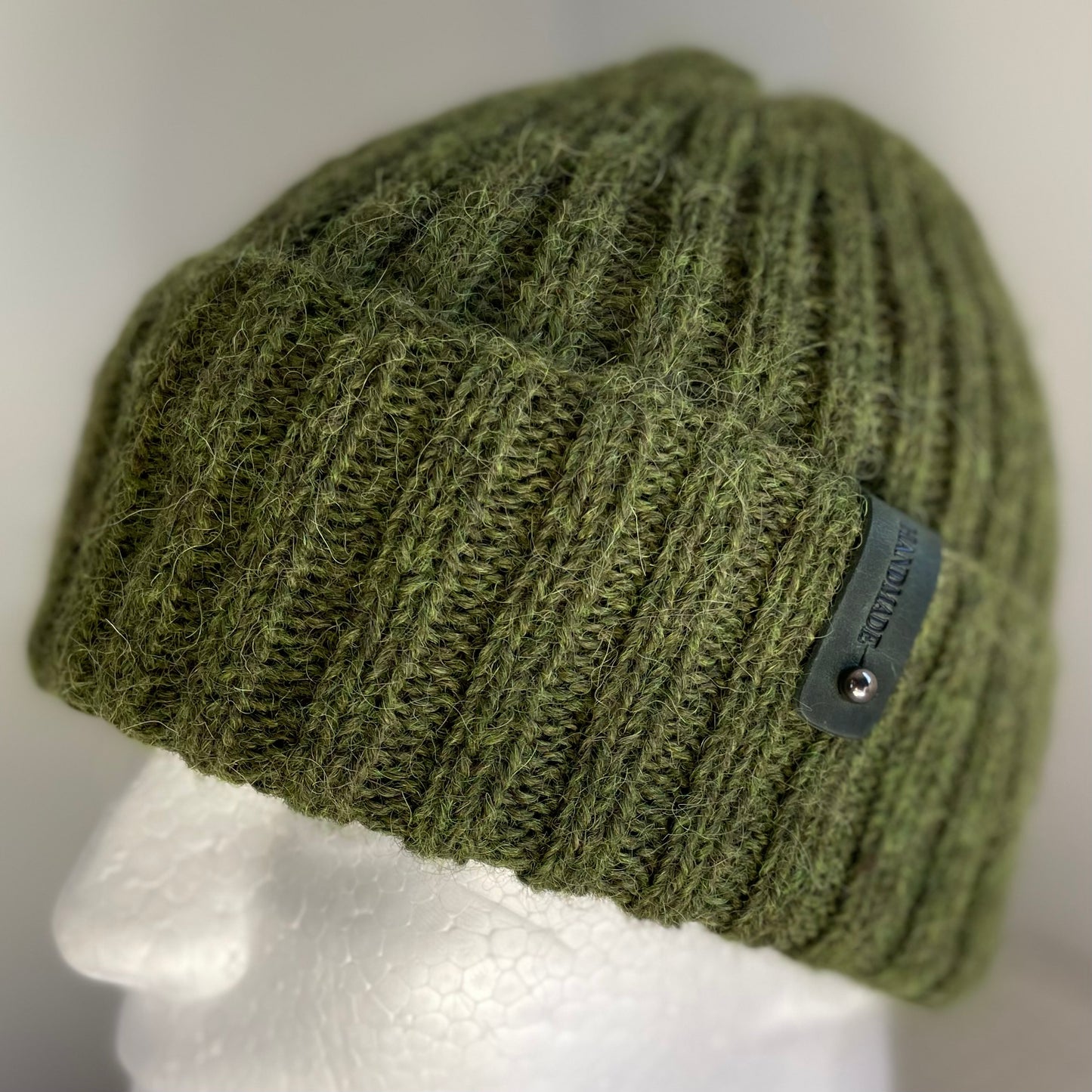 Heirloom Classic Rib Australian Alpaca Hand Knitted Beanie
