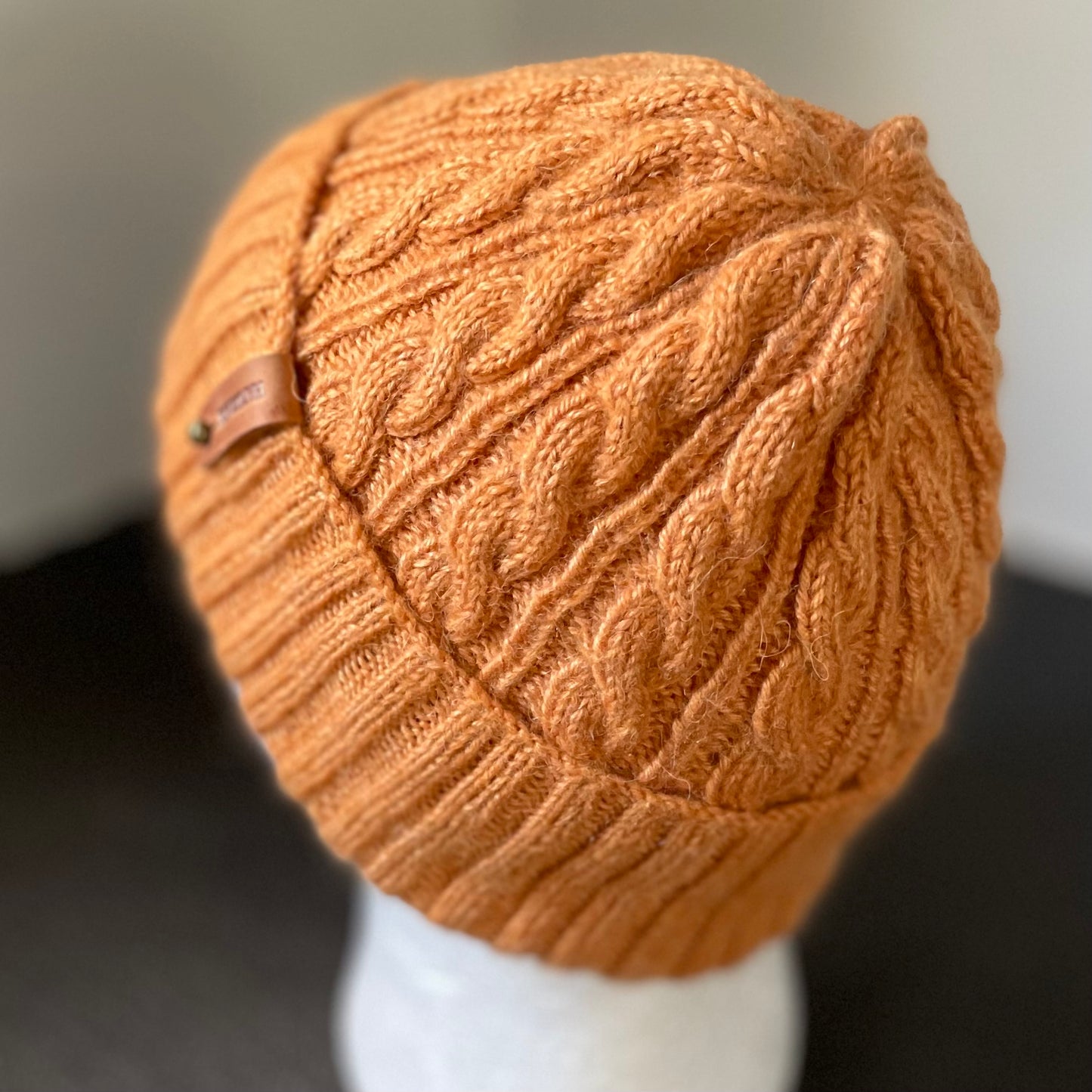 Cosy Comfort Cable Pattern Hand Knitted Beanie