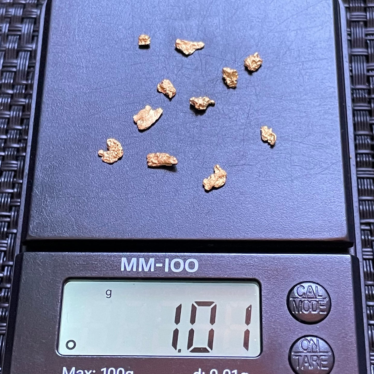 Natural 1 gram Parcel of Hand Prospected West Australian Gold Nuggets