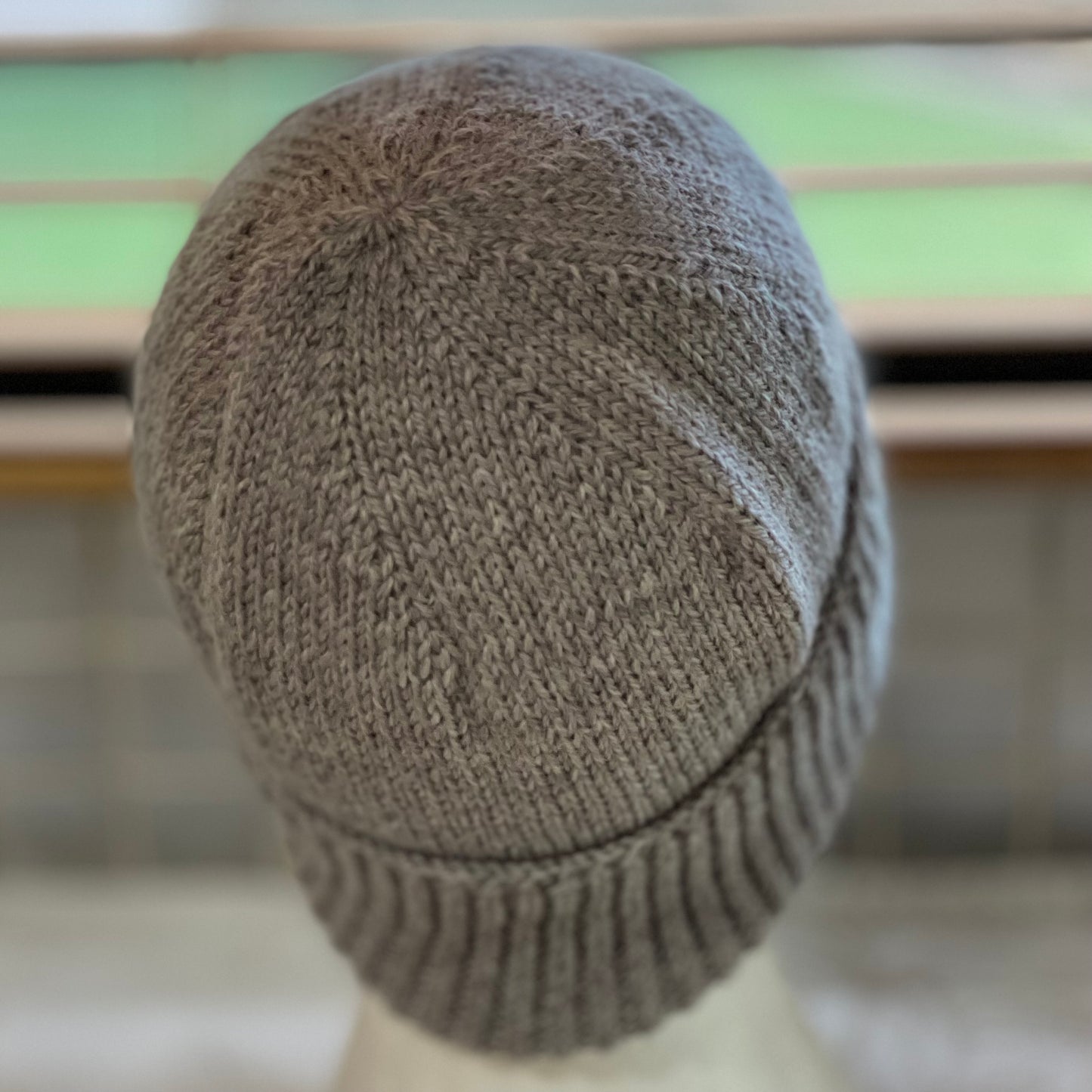 KeepSake Classic Hand Knitted Beanie - Swiss Brown
