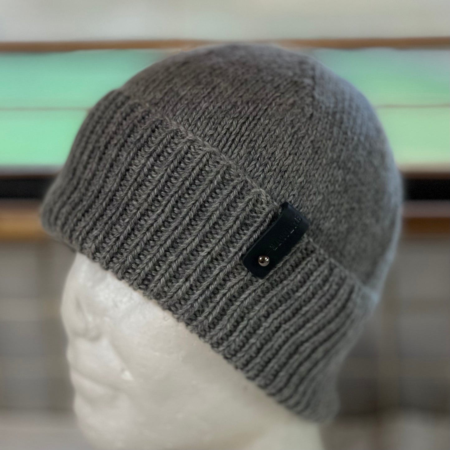 KeepSake Classic Hand Knitted Beanie - Silver