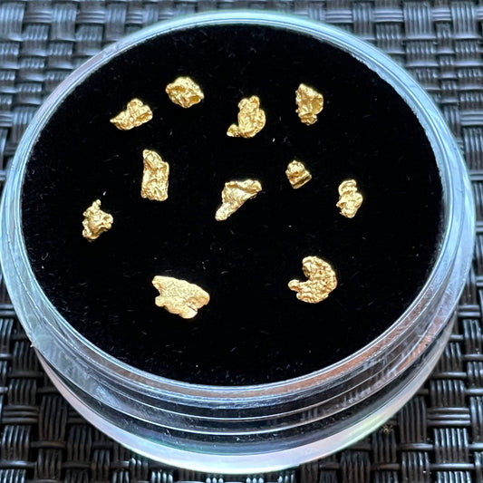 Natural 1 gram Parcel of Hand Prospected West Australian Gold Nuggets